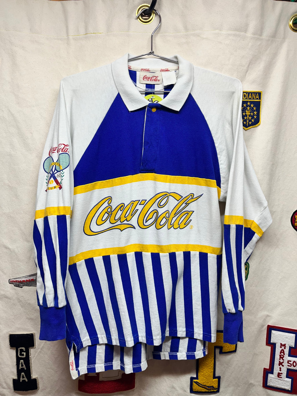 Vintage Coca Cola Drink Rugby Racket Club