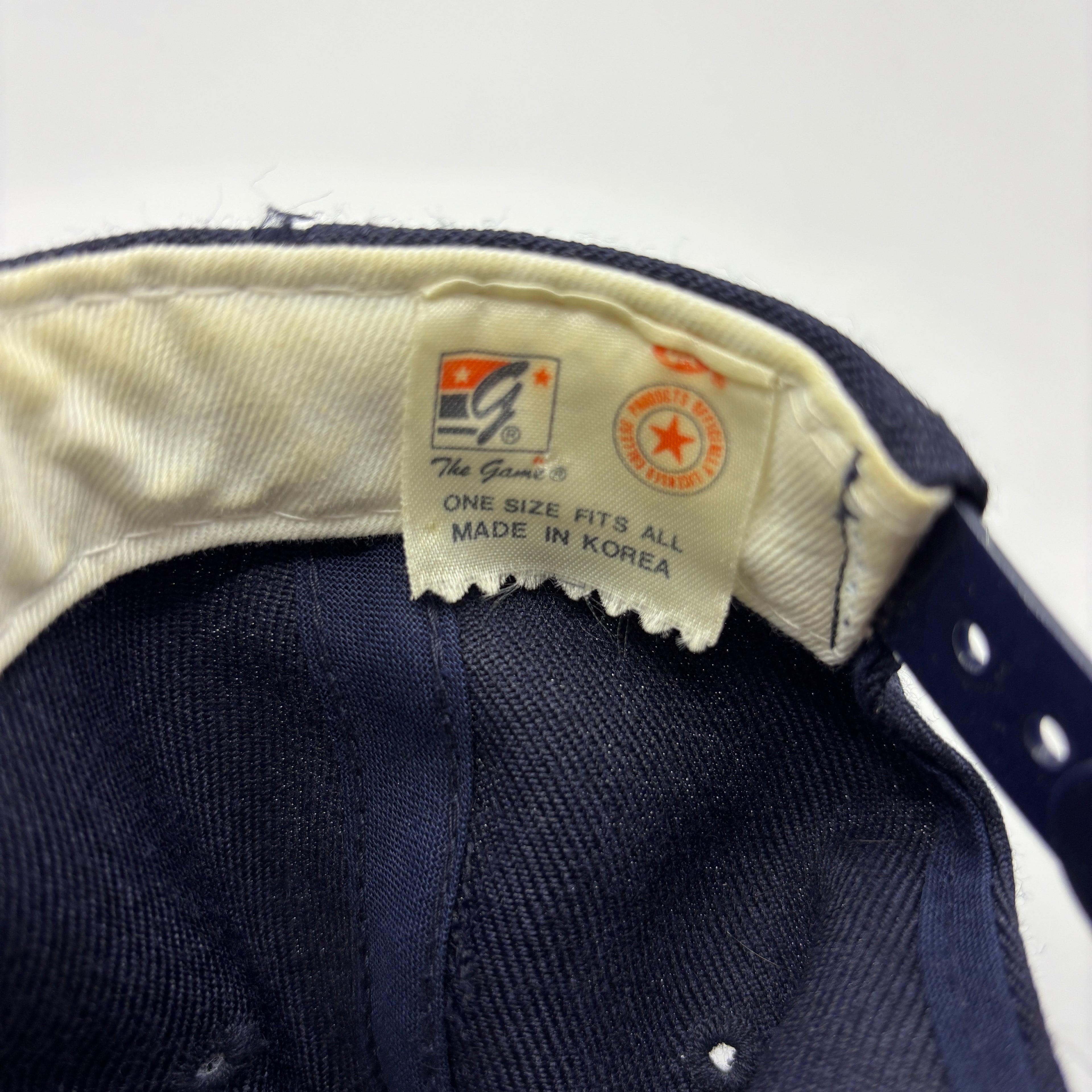 Vintage University Notre Dame Fighting Irish Navy Green The Game Snapback Hat