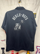 Load image into Gallery viewer, Vintage King Louie Chain Stitch Bowling Beech Nuts Shirt Medium
