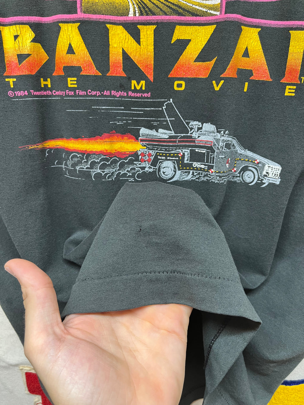 Vintage Buckaroo Banzai The Movie Film 1984 Fox Promo T-Shirt: Medium