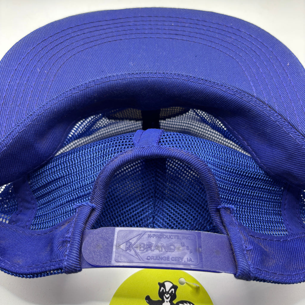 Vintage The Pillsbury Company XXXX Patch Blue All Mesh K Brand Snapback Hat