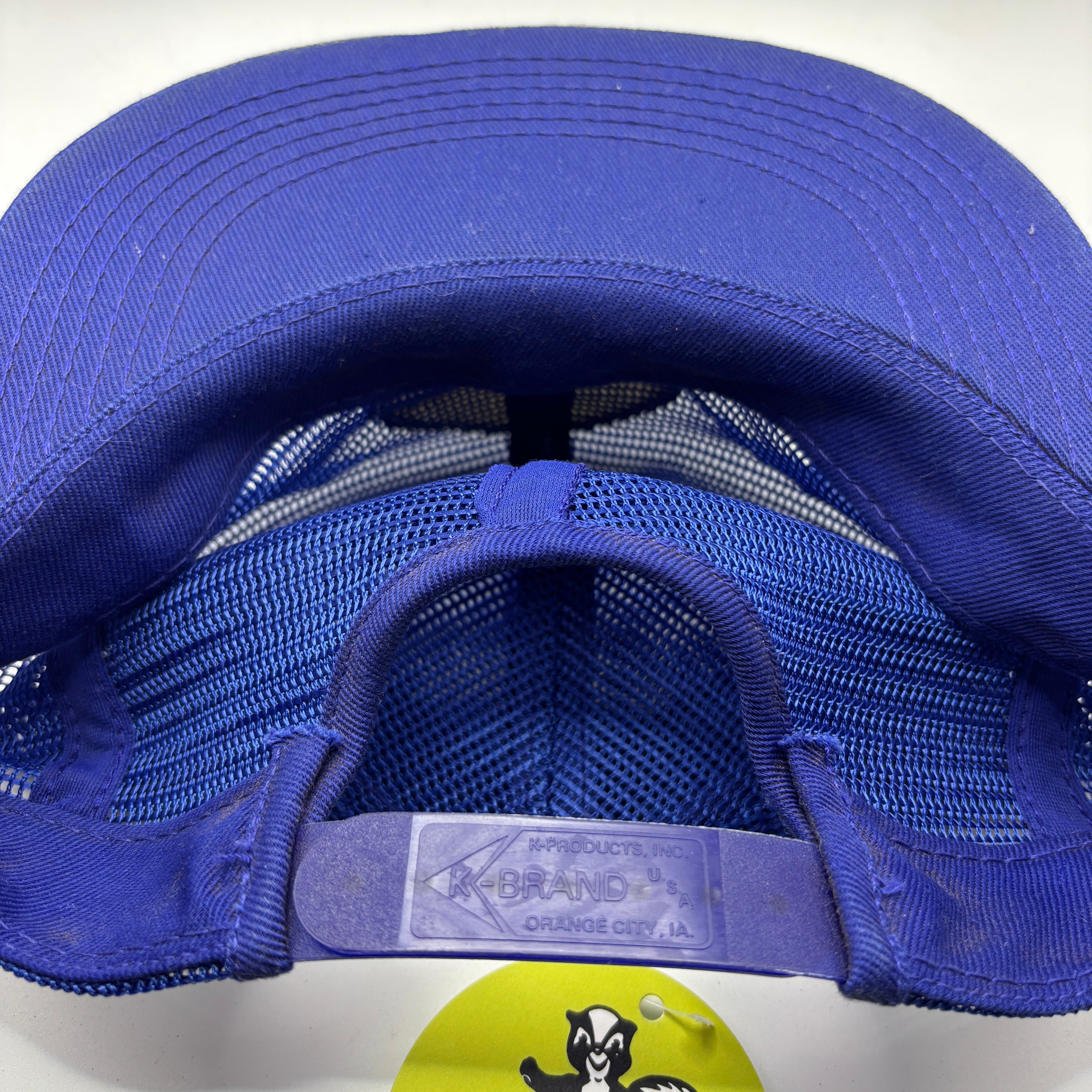 Vintage The Pillsbury Company XXXX Patch Blue All Mesh K Brand Snapback Hat