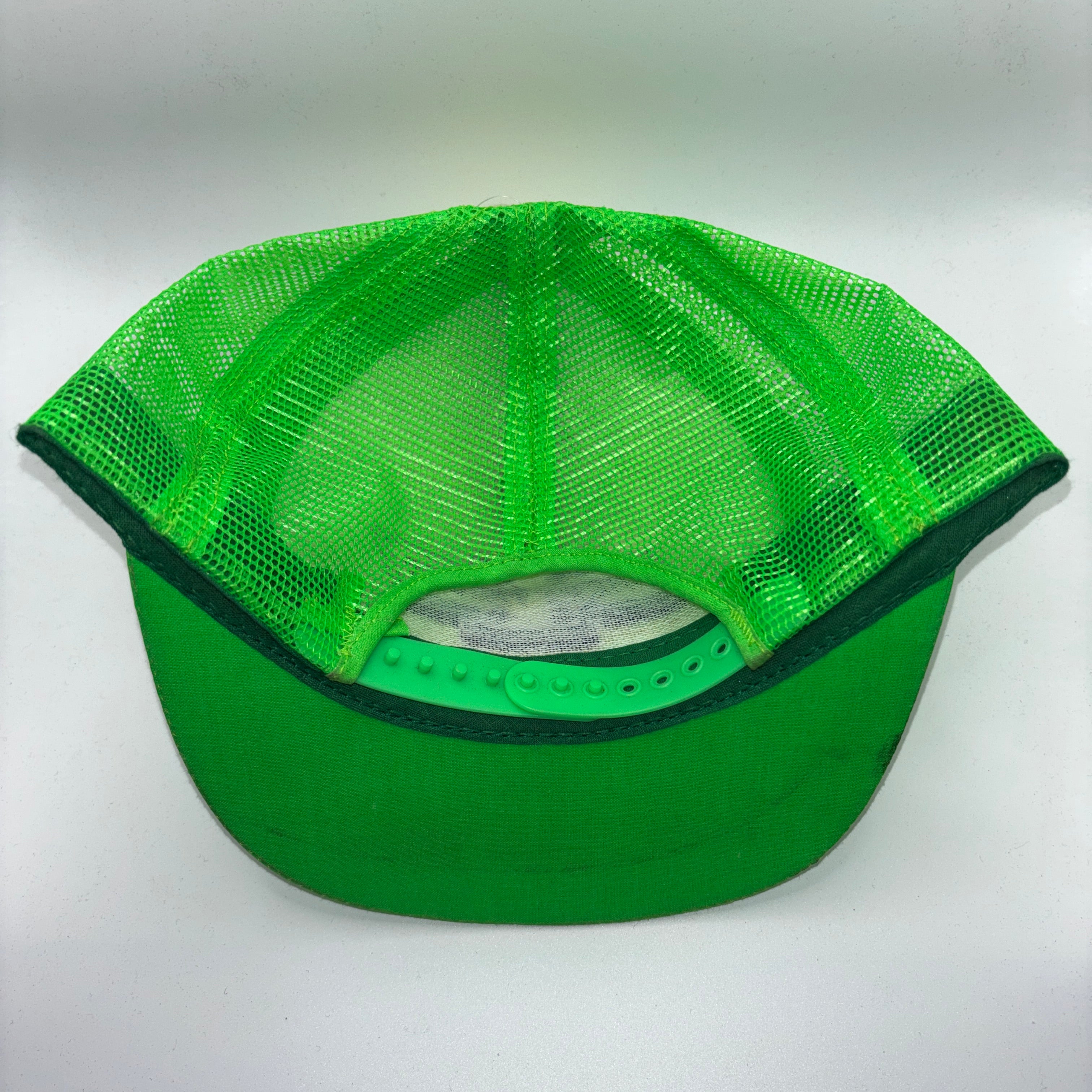Vintage Chevy Trucks Chevrolet Neon Green Mesh Trucker Snapback Hat