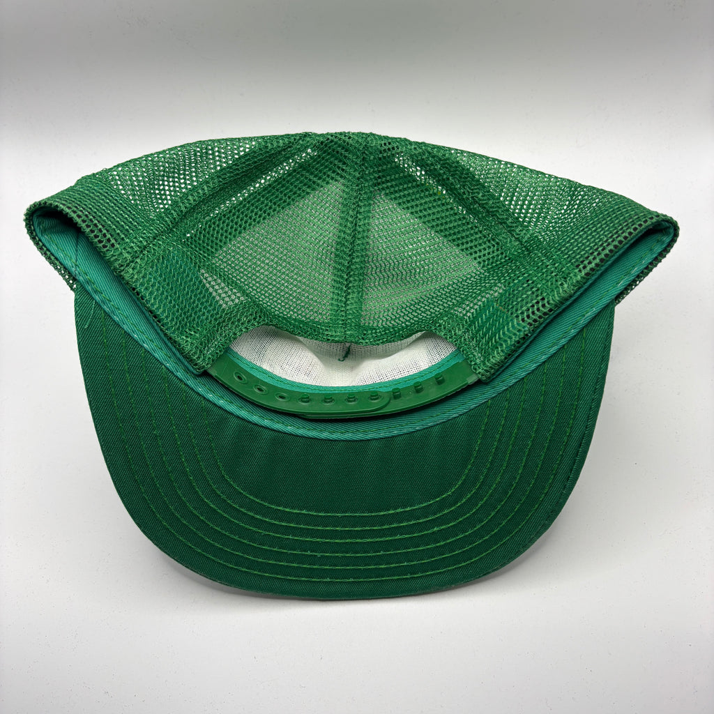 Vintage Peabody 1989 Indiana Surface Mine Green Mesh Trucker Snapback Hat