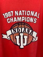 Load image into Gallery viewer, Vintage Indiana University Hoosiers 1987 Basketball National Champions IU Red Tank Top: XL
