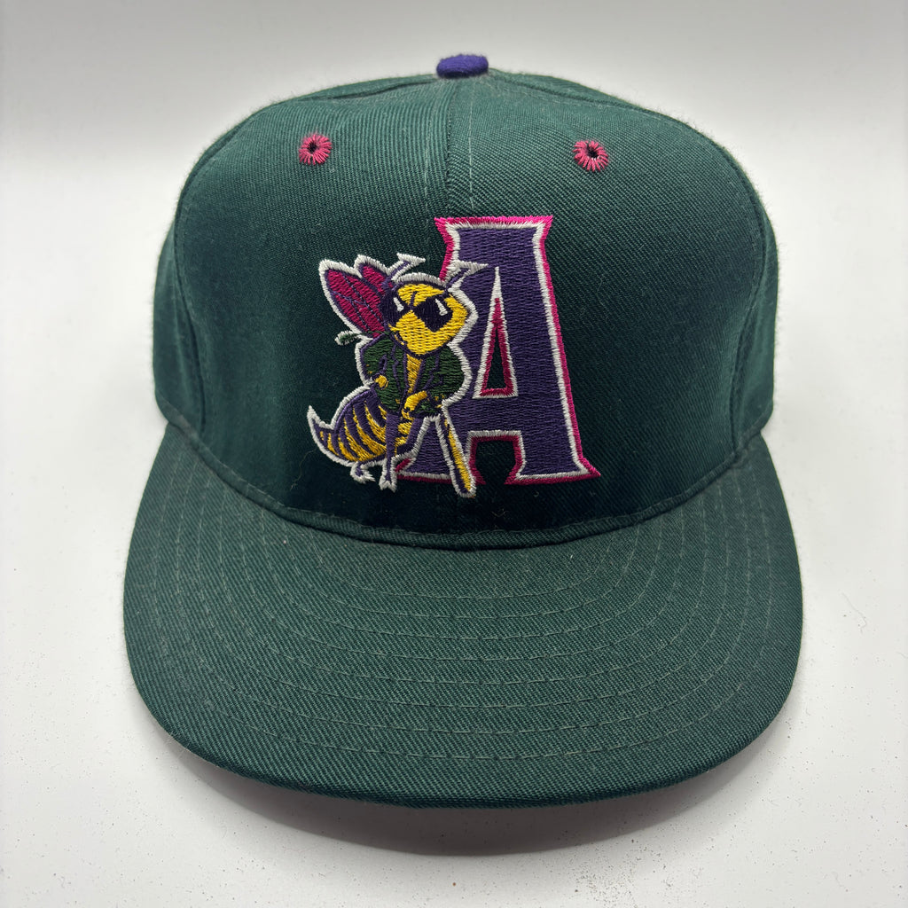 Vintage Augusta Green Jackets MILB Minor League Baseball Green Fitted Pro Line Hat: 7