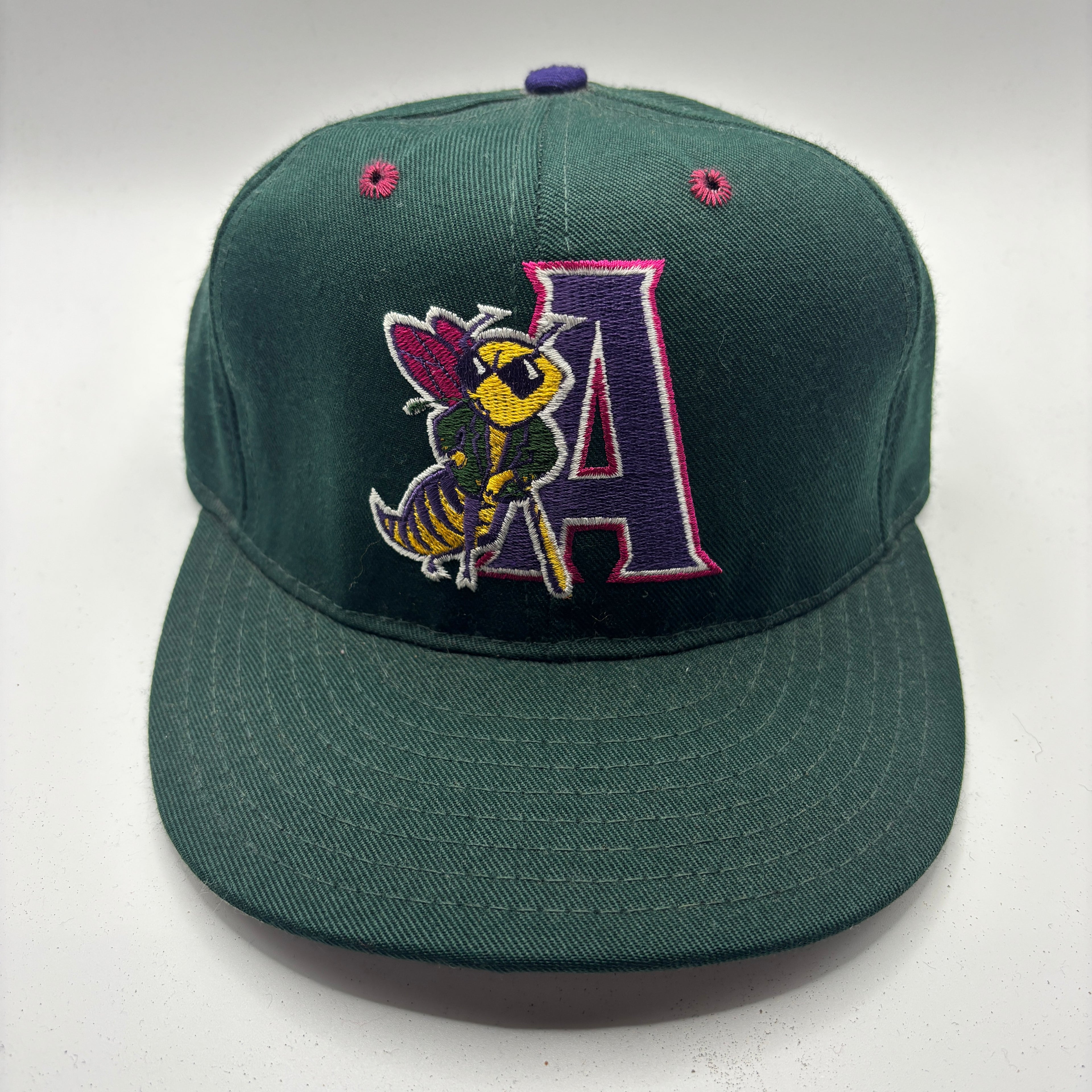 Vintage Augusta Green Jackets MILB Minor League Baseball Green Fitted Pro Line Hat: 7