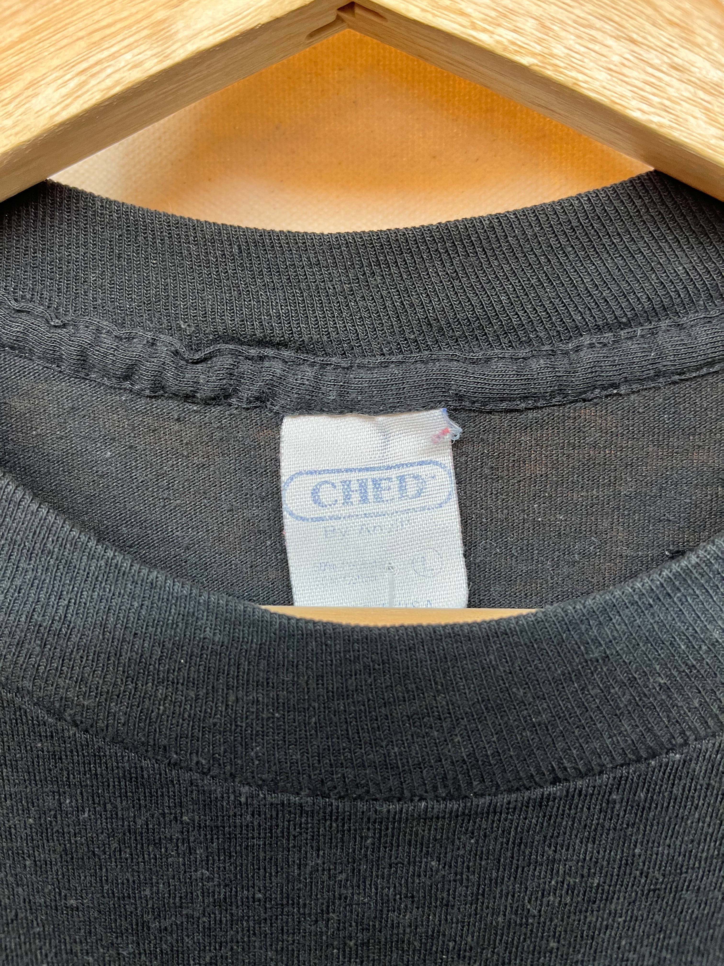 Vintage 1987 1988 Def Leppard Hysteria Concert Tour Bootleg Ched Hair Band 80's T-Shirt: Medium