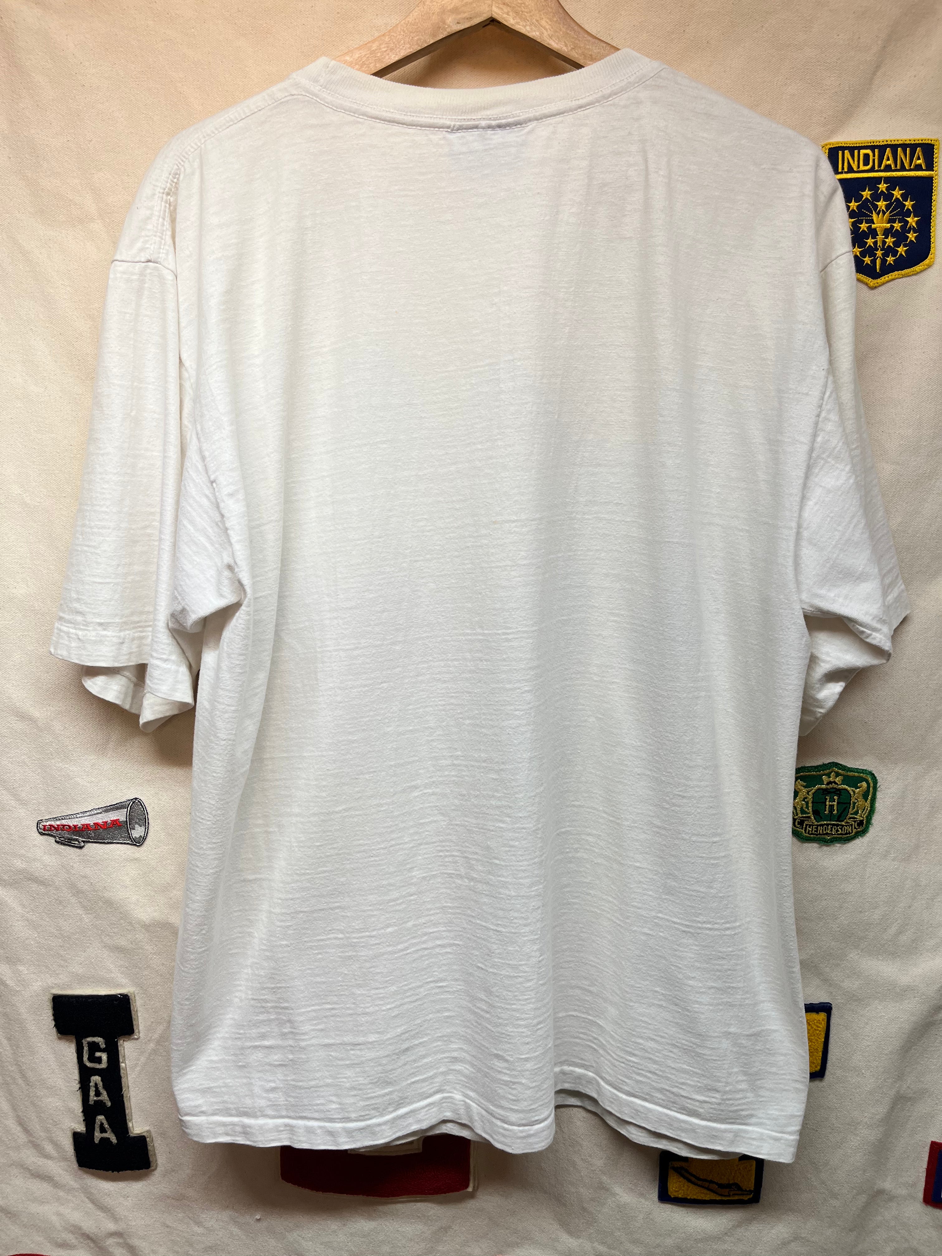 Vintage Halston x Andy Warhol "Fame in Fashion" 1982 Pop Art T-Shirt: XL