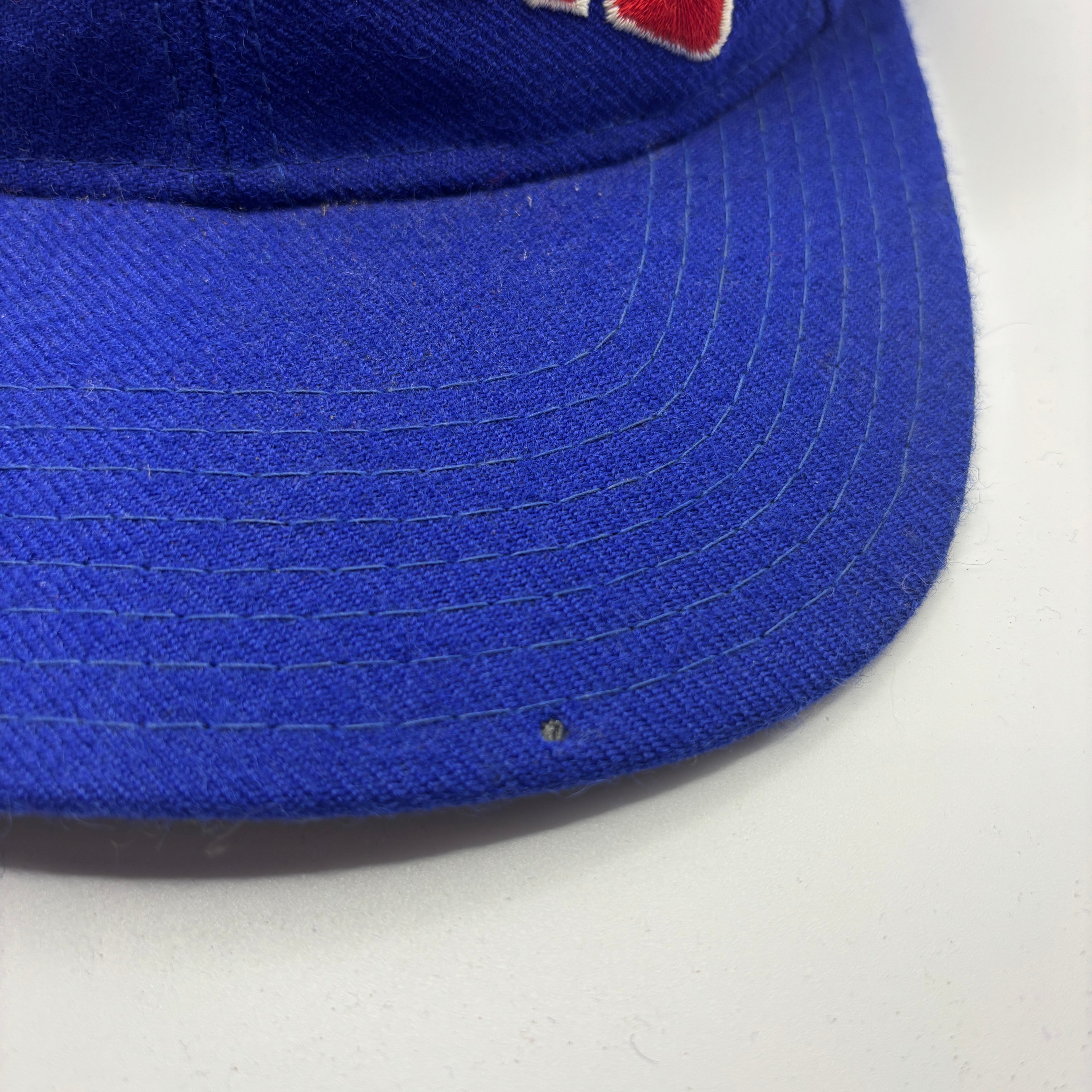 Vintage Detroit Pistons NBA 90's Blue Spellout Starter Wool Snapback Hat