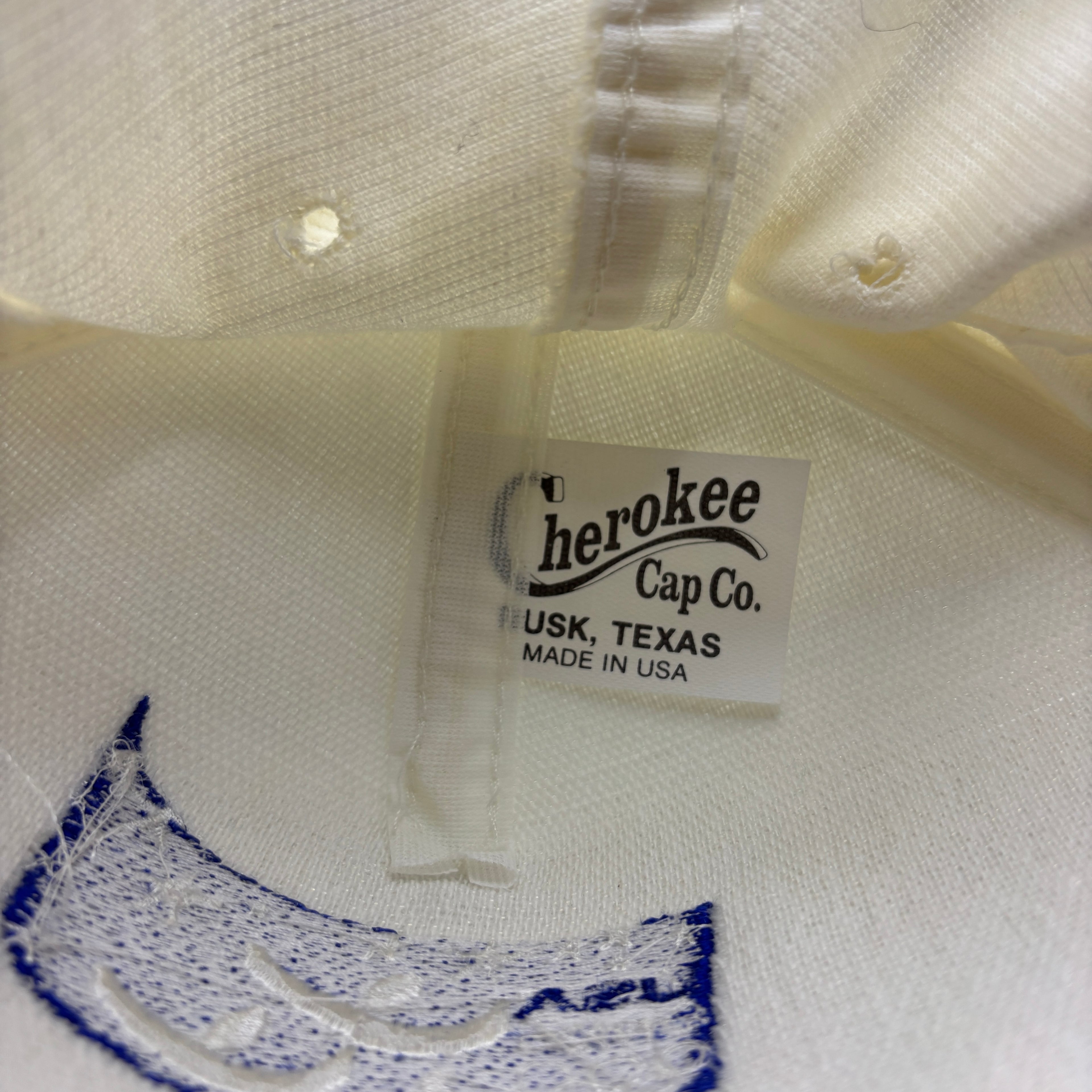 Vintage Albertville '92 USA Winter Olympics White Corduroy Rope Strapback Hat