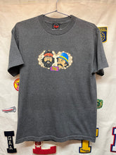 Load image into Gallery viewer, Vintage Flip Skateboards Cheech and Chong Smoke Gray T-Shirt: Medium
