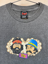 Load image into Gallery viewer, Vintage Flip Skateboards Cheech and Chong Smoke Gray T-Shirt: Medium
