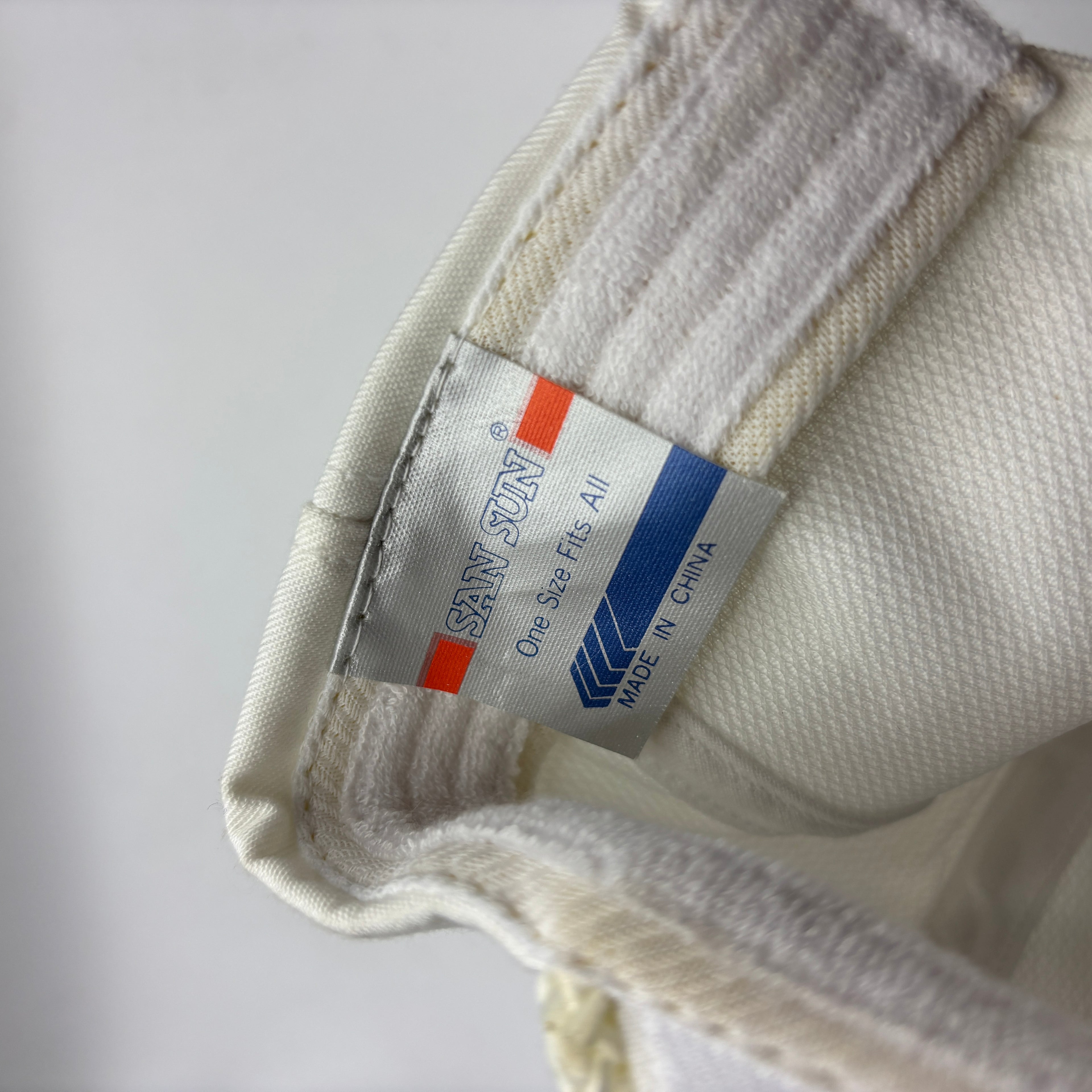 Vintage Los Angeles Dodgers LA Dave White Blue Patch Strapback Hat