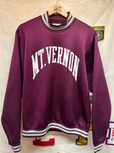 Load image into Gallery viewer, Vintage 60&#39;s Mt. Vernon Champion Products Nylon Crewneck Mockneck Burgandy Sweatshirt: XL
