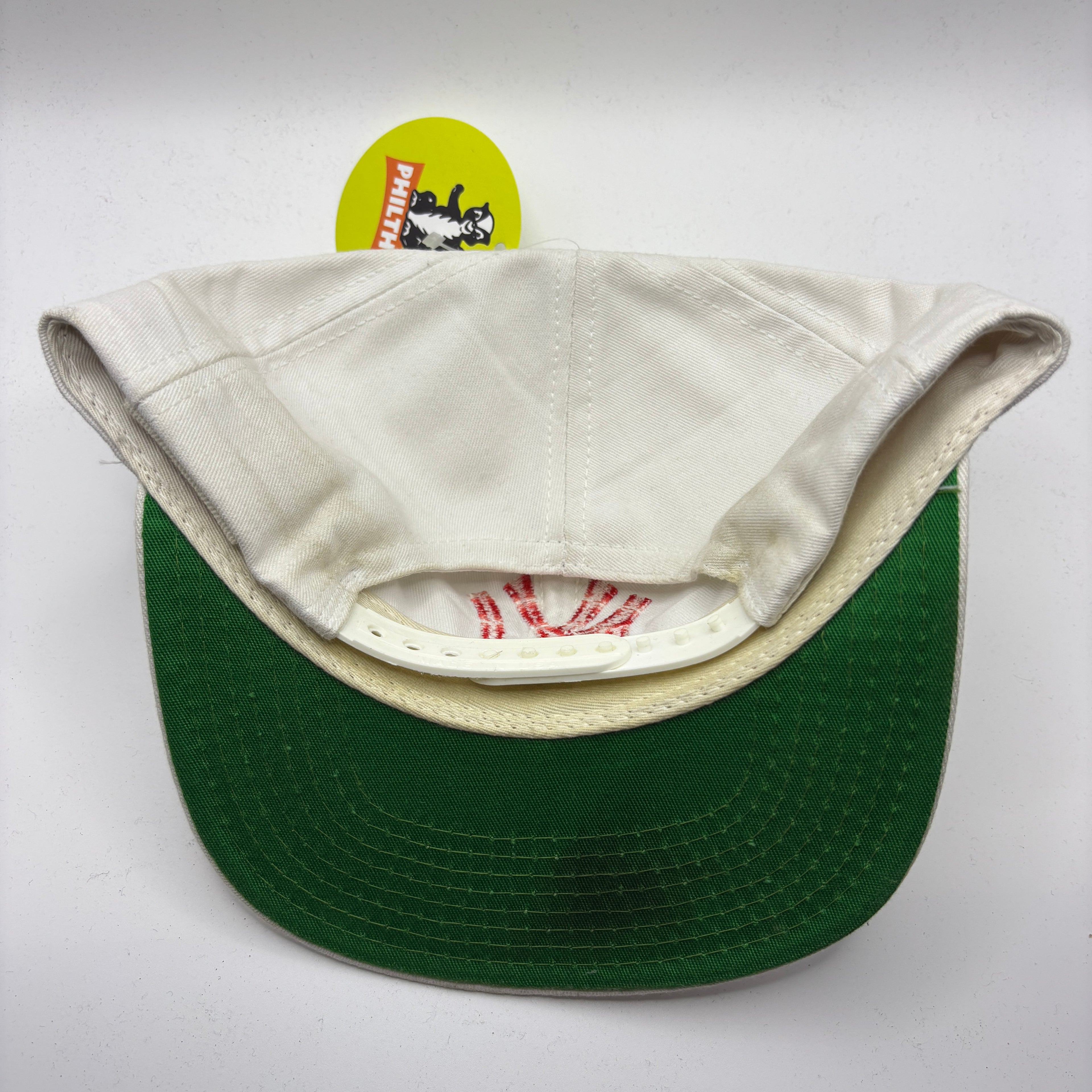 Vintage New York Yankees NY Gradient Red White Snapback Hat