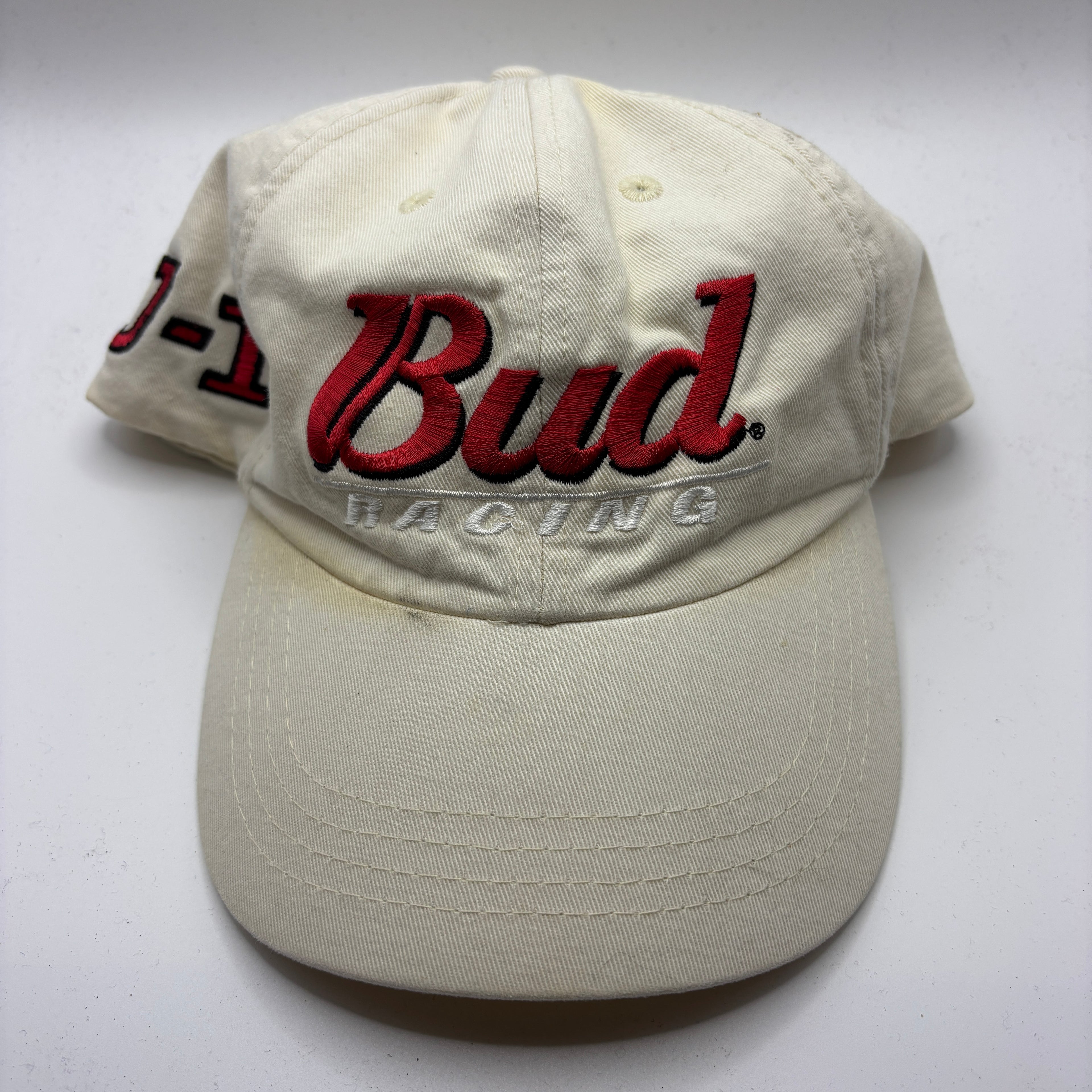 Vintage Bud Beer Racing Hydroplane Boat U-1 Strapback Tan Dad Hat