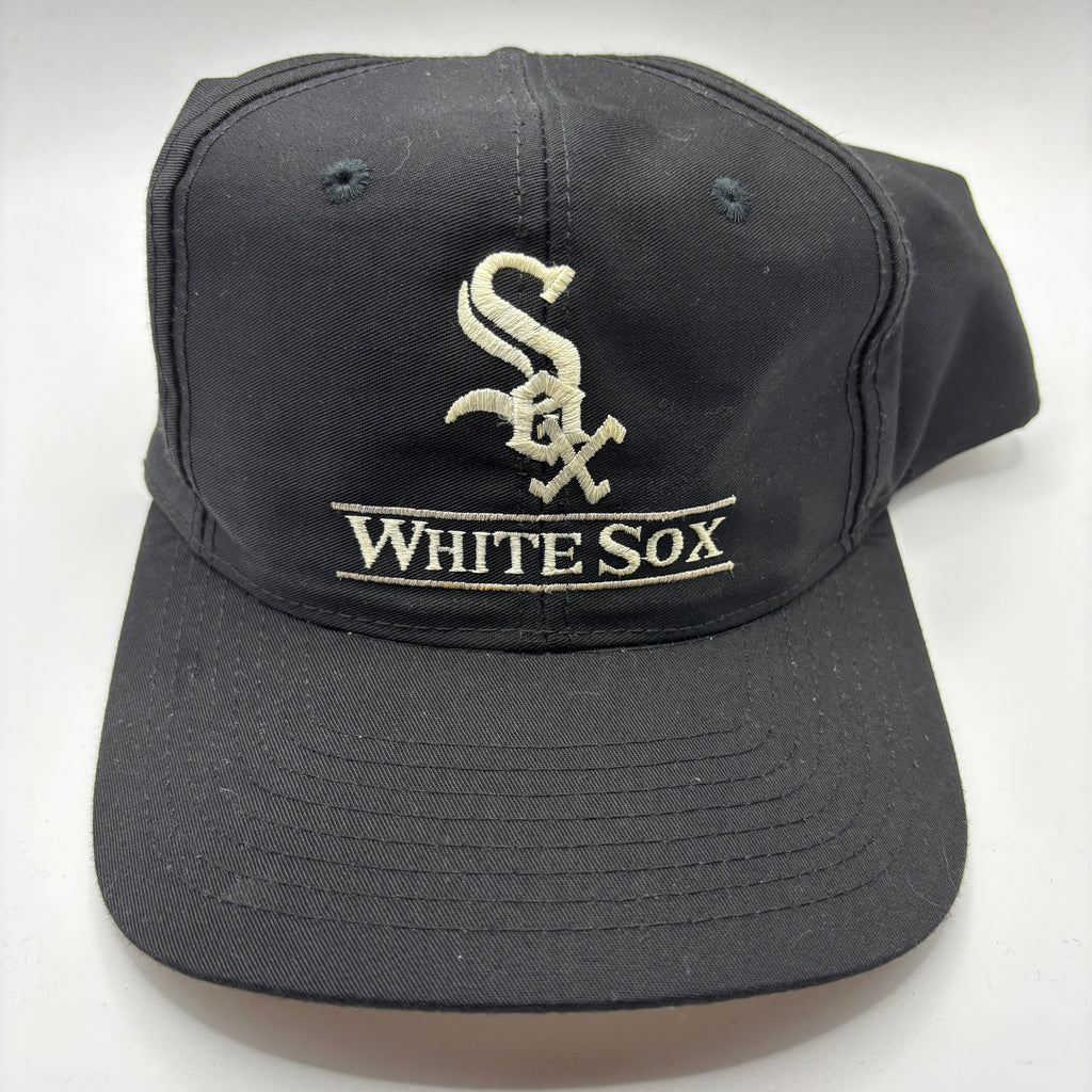 Vintage Chicago White Sox MLB Black Clark Snapback Hat