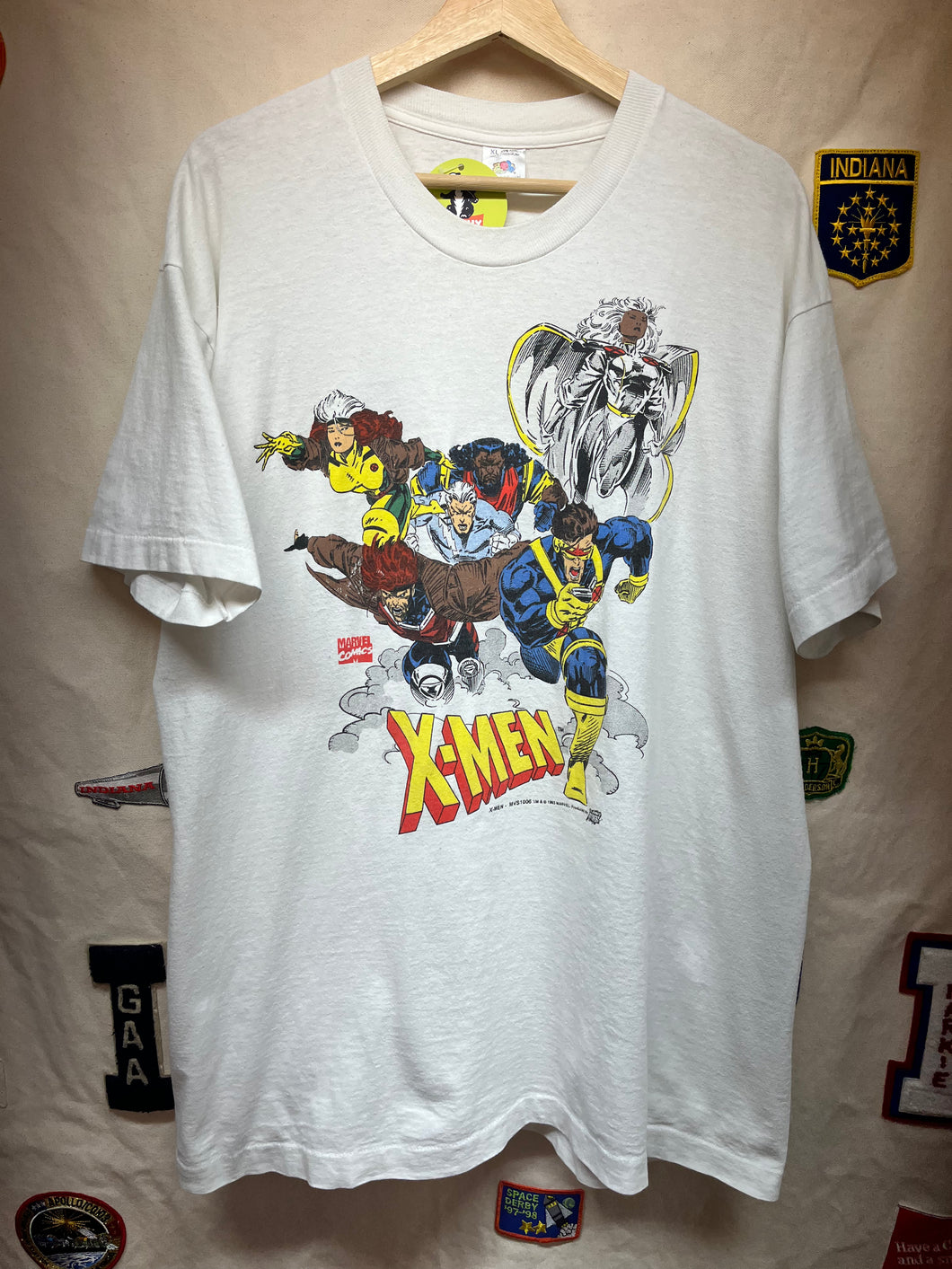 Vintage X-Men Marvel Comics Images 1993 MVS1006 Fruit of The Loom T-Shirt: XL