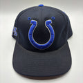 Vintage Indianapolis Colts Horseshoe Black Puma Strapback Hat