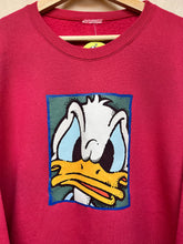 Load image into Gallery viewer, Vintage Donald Duck Disney Crewneck Red Sweatshirt: XL
