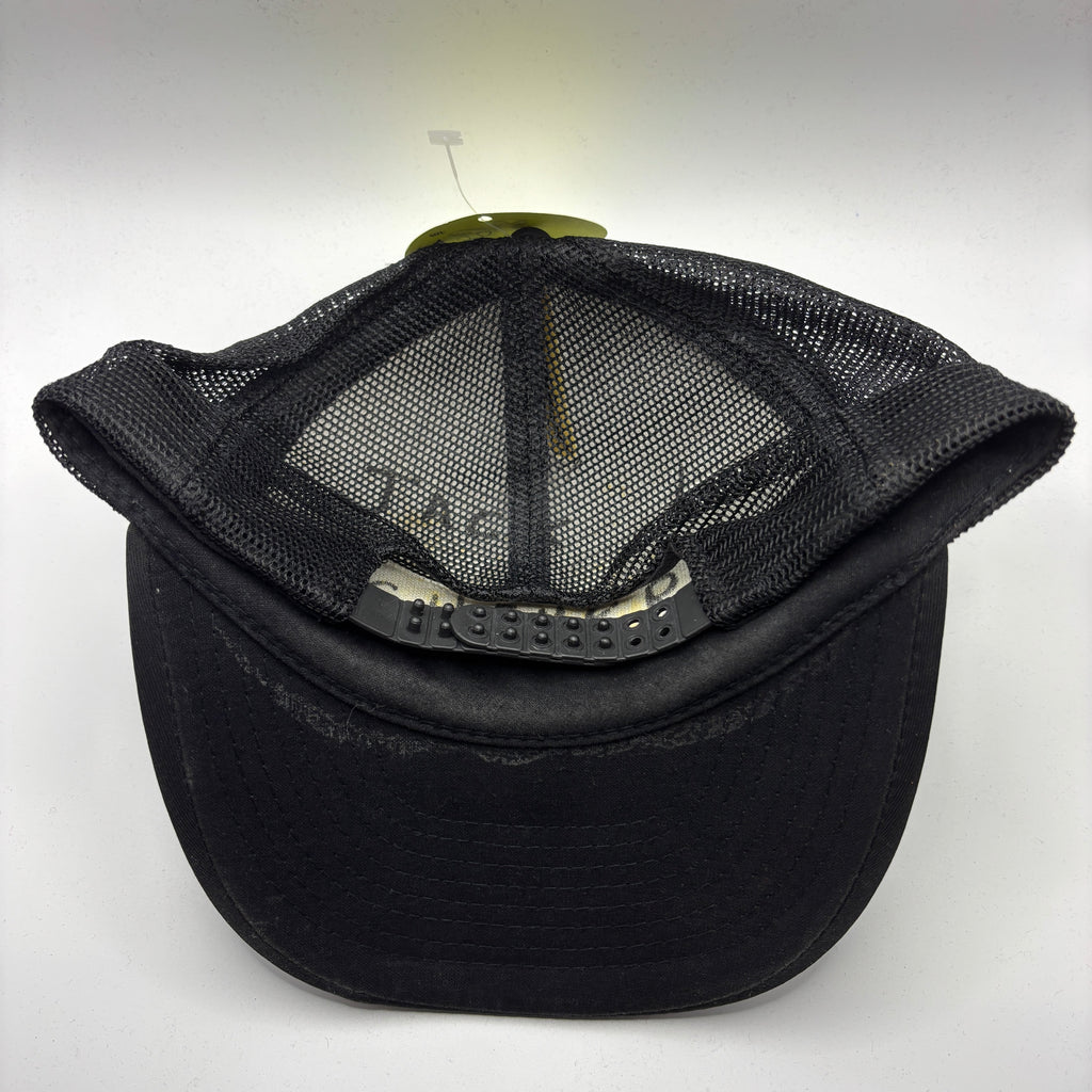 Vintage Champion Boats Built With Pride Printed Black Mesh Trucker Hat