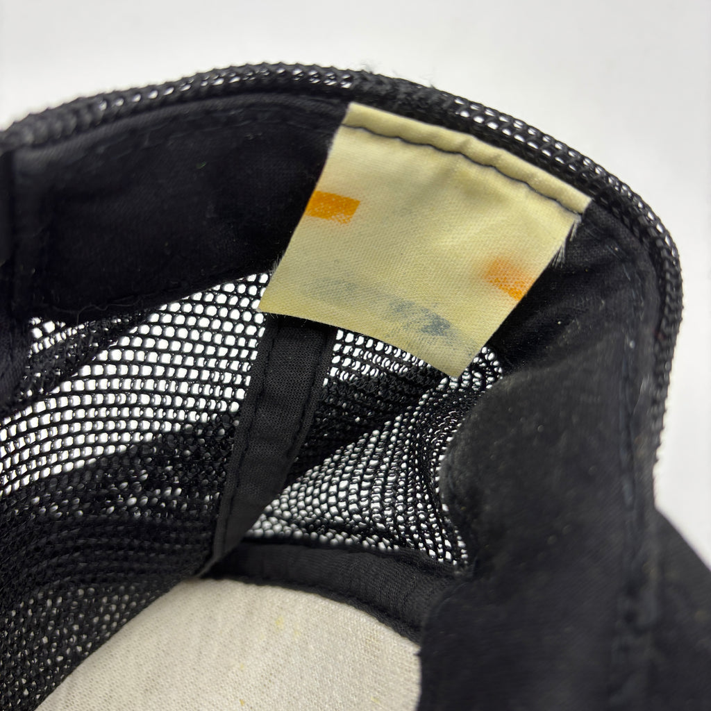 Vintage Champion Boats Built With Pride Printed Black Mesh Trucker Hat