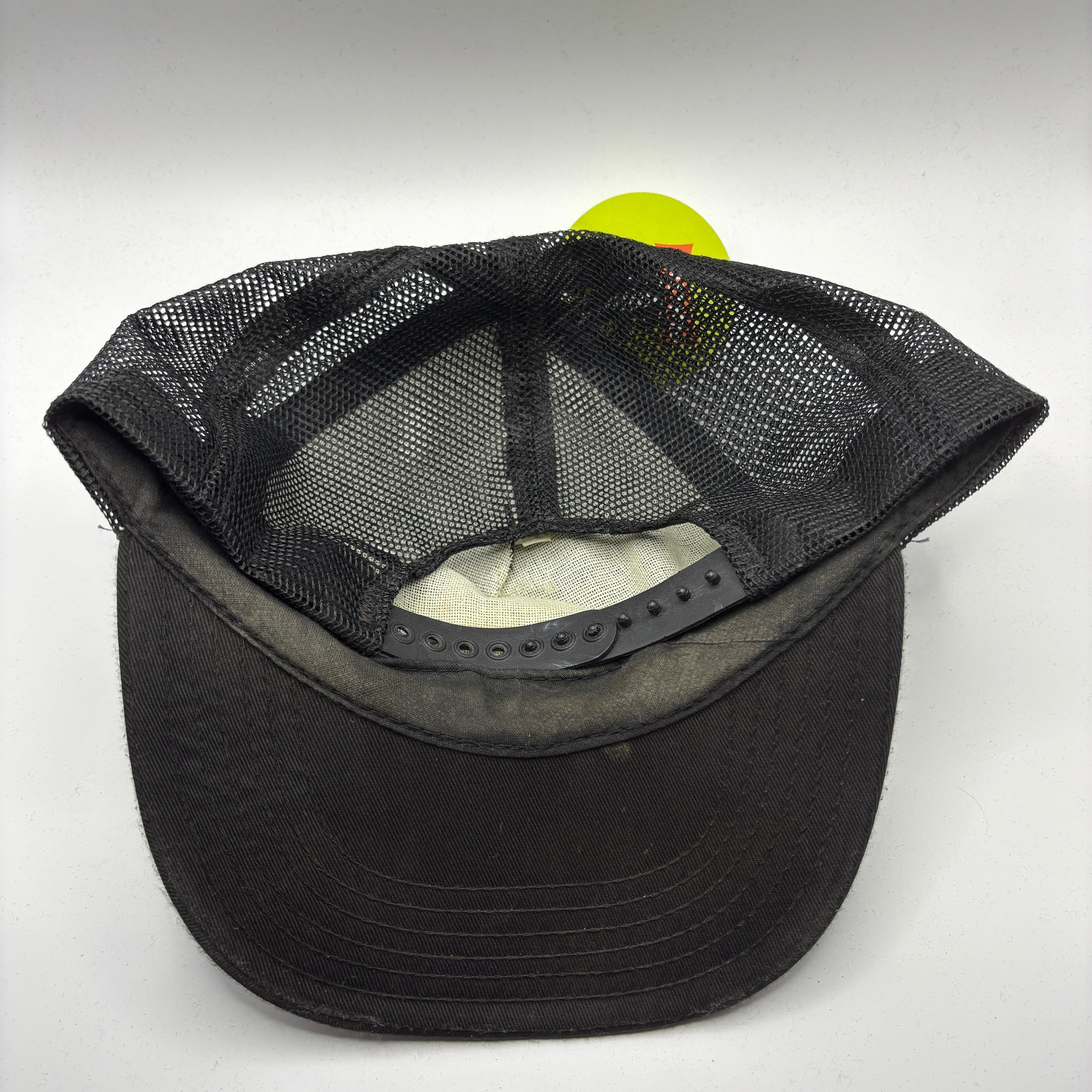 Vintage Bocephus Hank Williams Ruger Black Snapback Mesh Trucker Hat