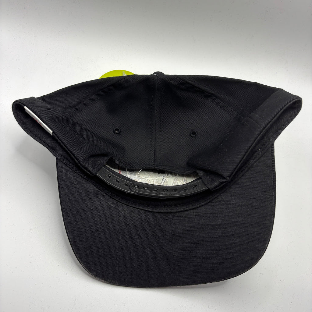 Vintage Samuel Adams Beer Checkered Flag Racing Black Snapback Hat