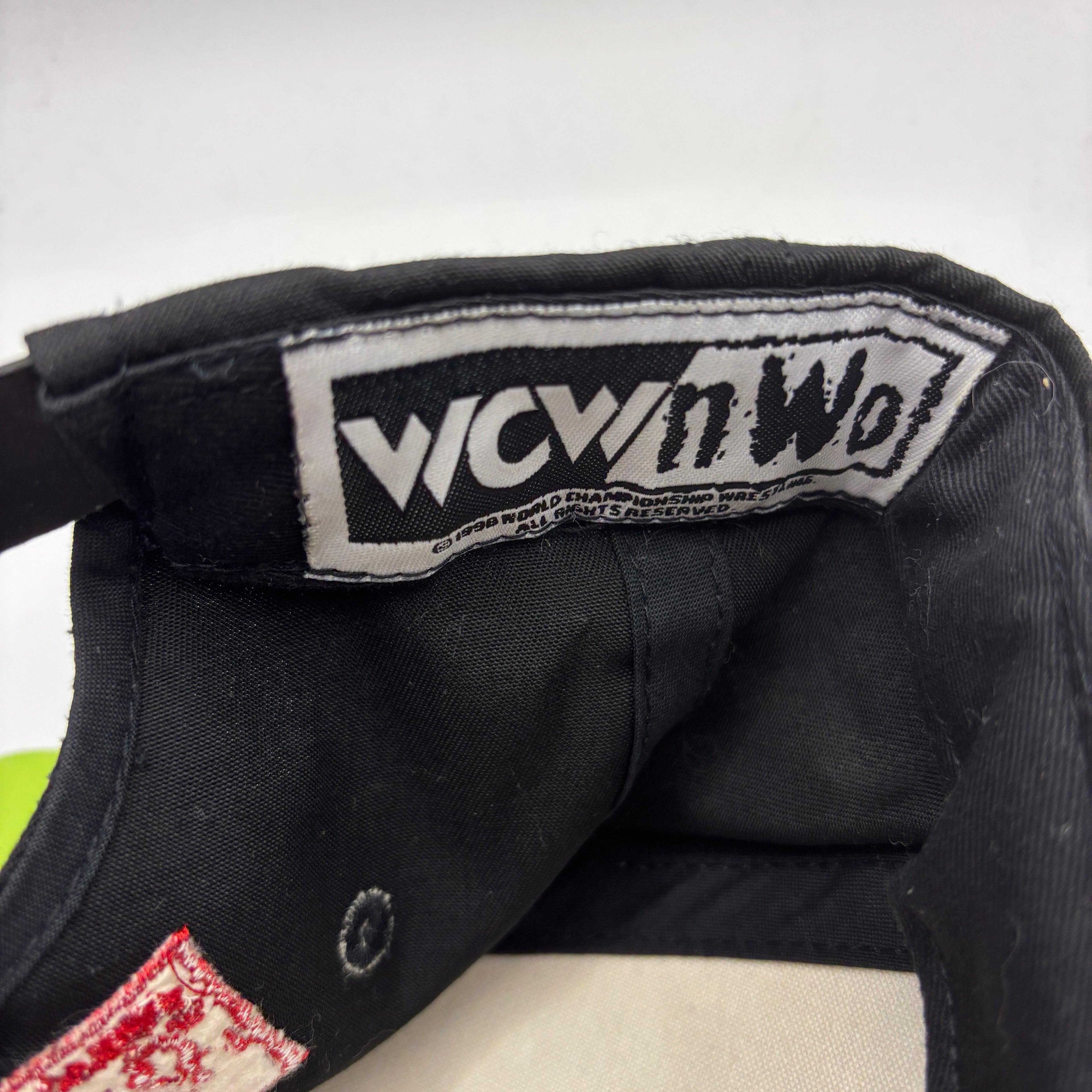 Vintage Scorpion NWO WCW Sting 1998 WWE Wrestling Black Snapback Hat