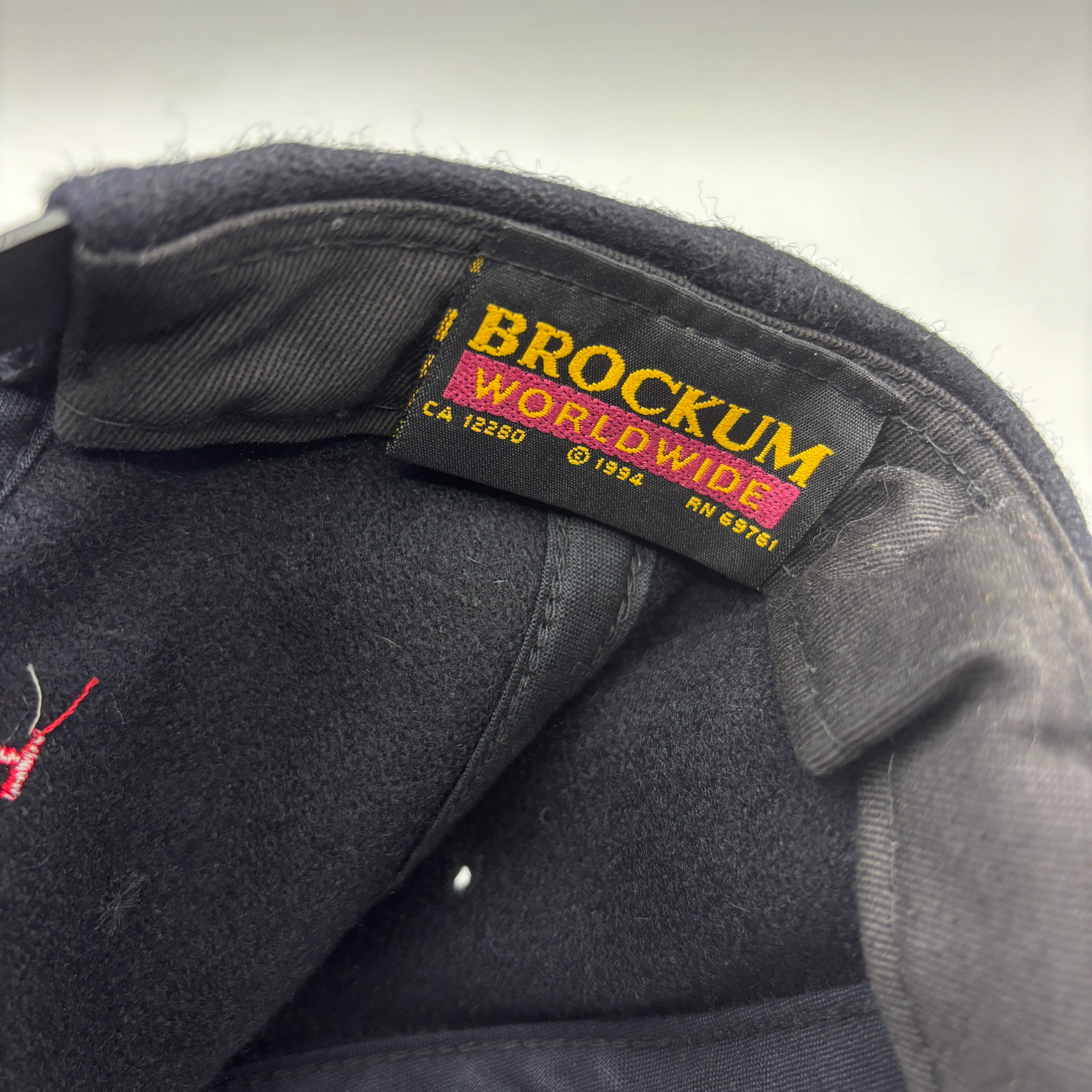 Vintage Ricochet Band 1994 Brockum Worldwide Black Snapback Hat