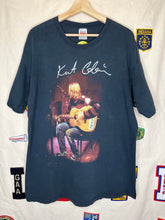 Load image into Gallery viewer, Vintage Kurt Cobain Nirvana Aragon Ballrom Nixon Guitar Black T-Shirt: XL
