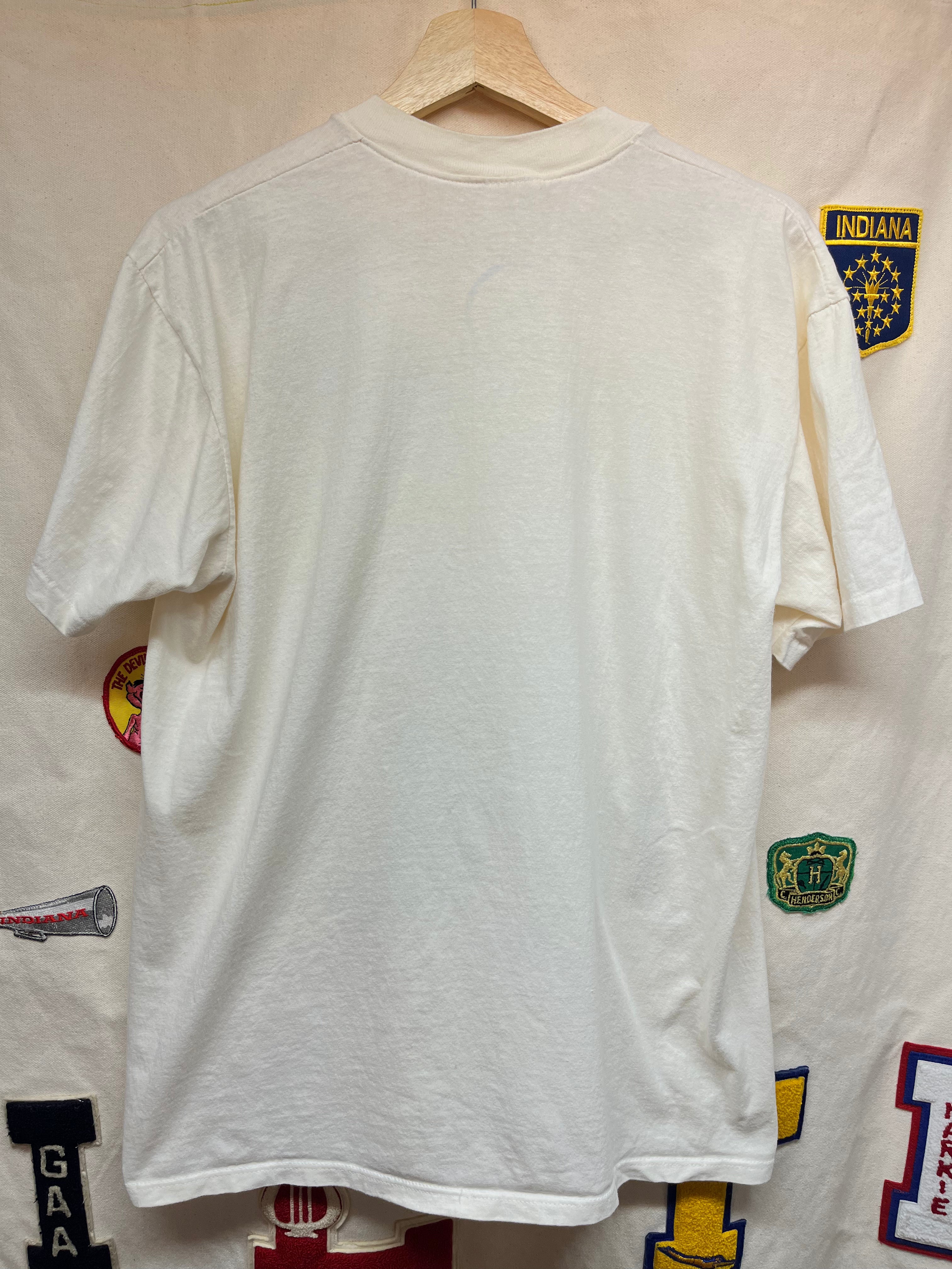 Vintage San Francisco Examiner The Bay Bridge World Series 1989 Stedman T-Shirt: L