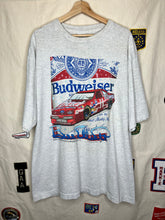 Load image into Gallery viewer, Vintage Bill Elliot Budweiser Nascar 1993 Grey T-Shirt: XL
