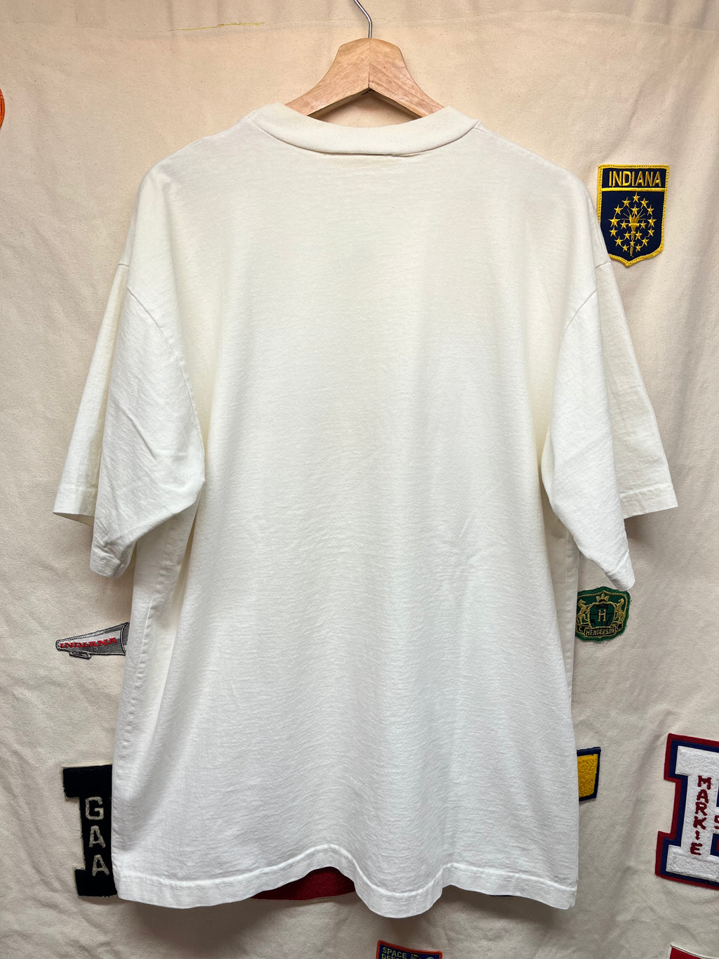 Vintage Cleveland Indians 1901 Charter Member Chief Wahoo Embroidered MLB Baseball T-Shirt: XXL