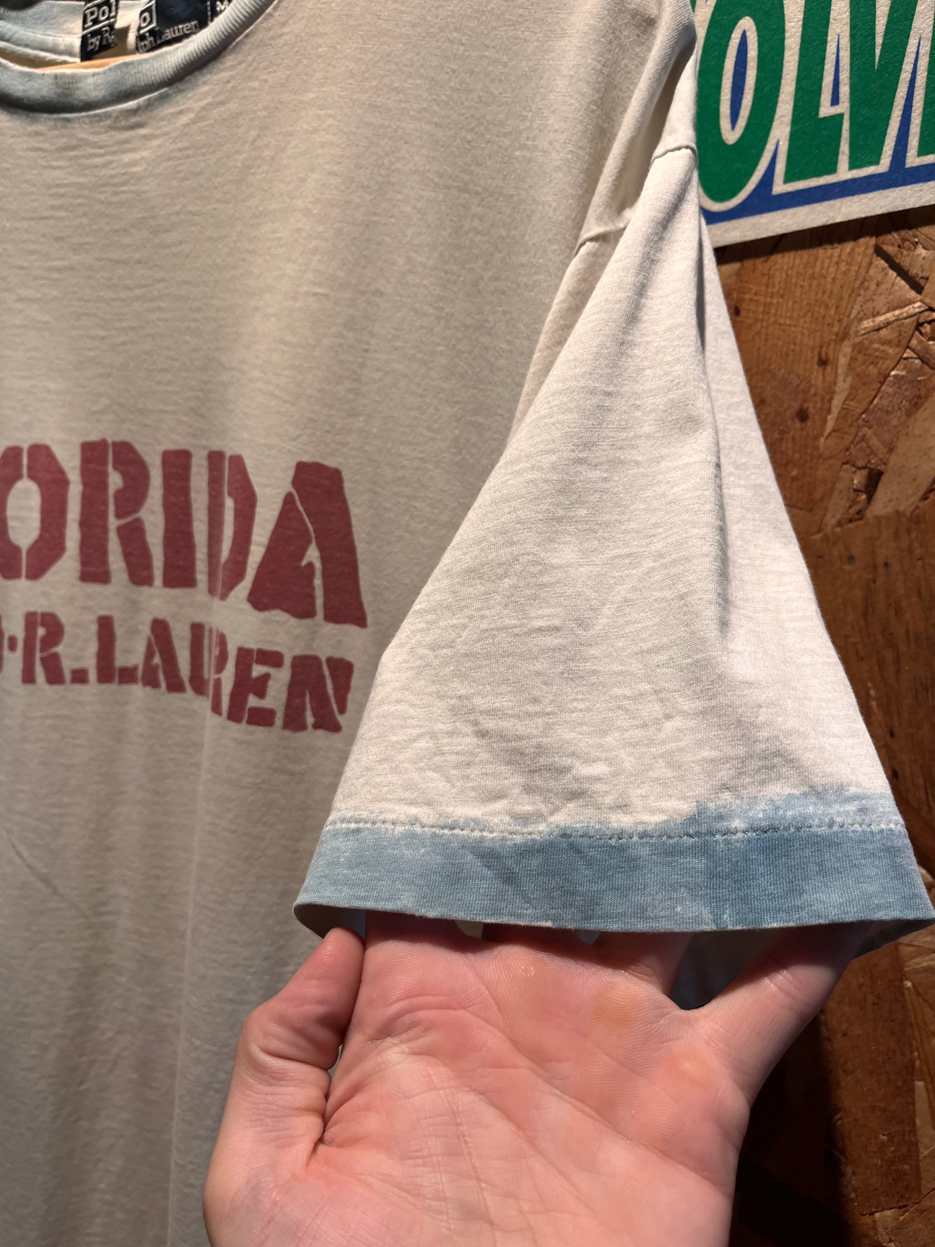 Vintage Polo Ralph Lauren Florida Hurricane Relief We Will Rebuild Miami T-Shirt: XL