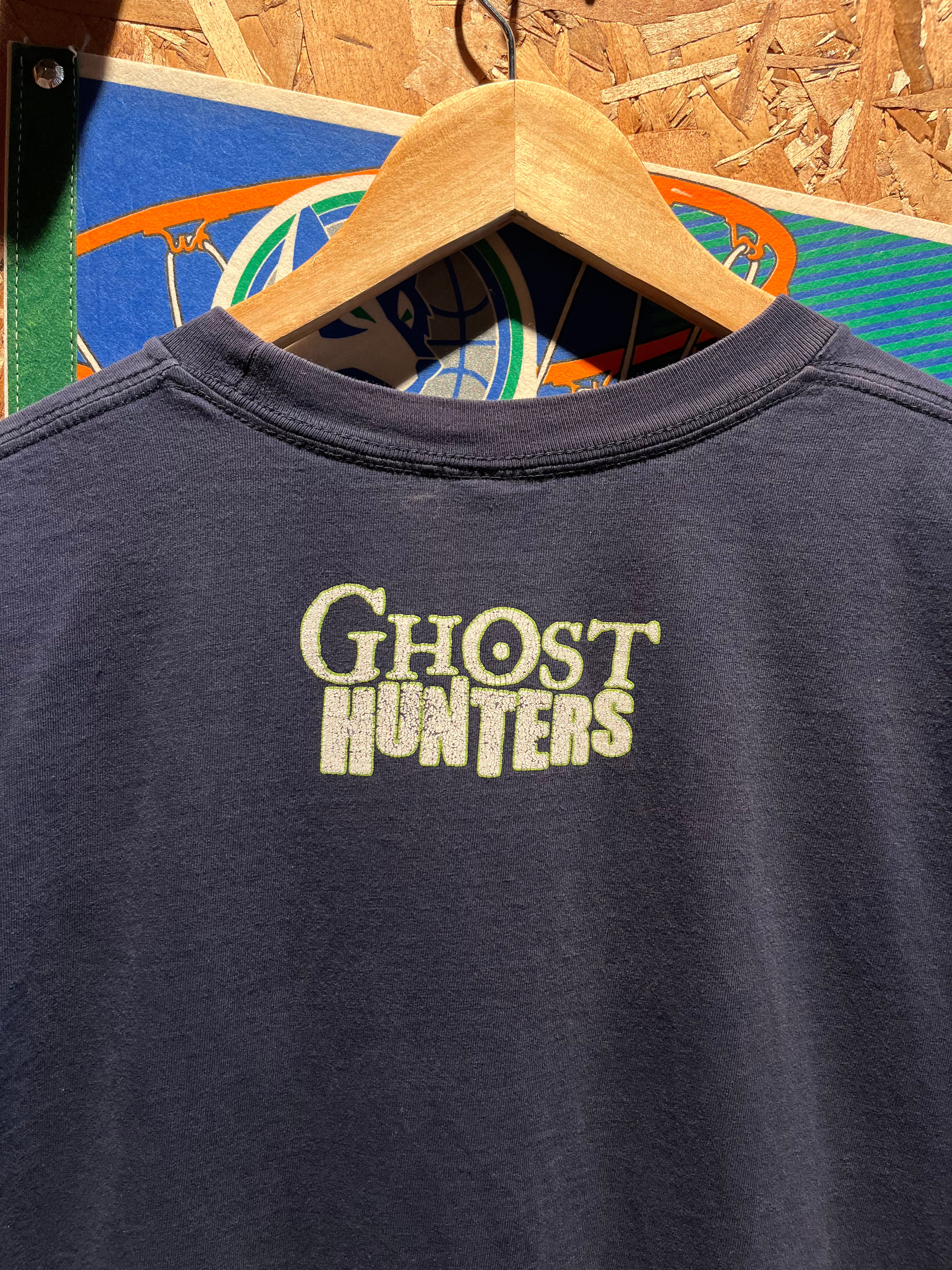 Vintage Ghost Hunters TV Show It's Paranormal, Man All A Mystery Navy T-Shirt: XL