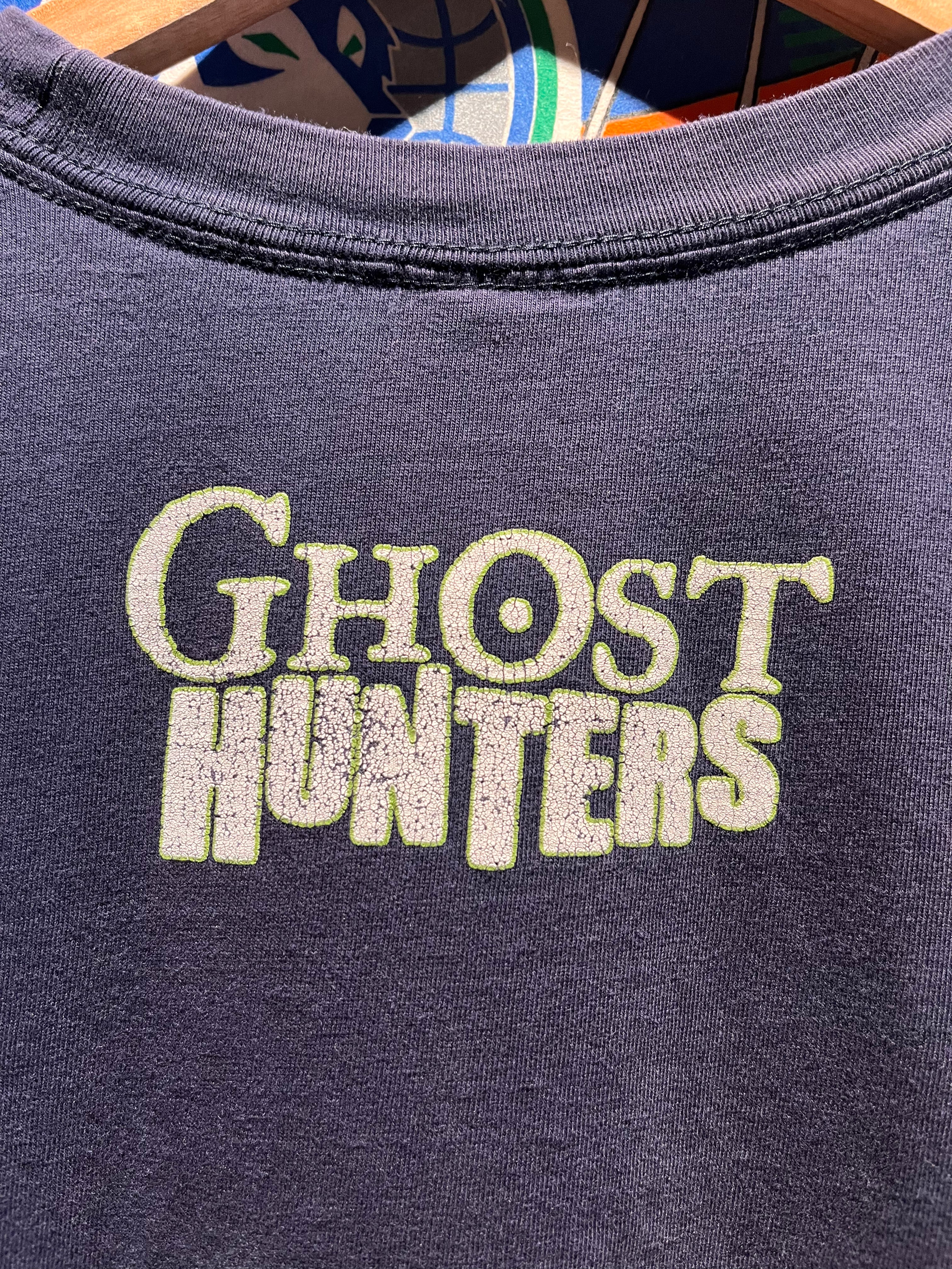 Vintage Ghost Hunters TV Show It's Paranormal, Man All A Mystery Navy T-Shirt: XL