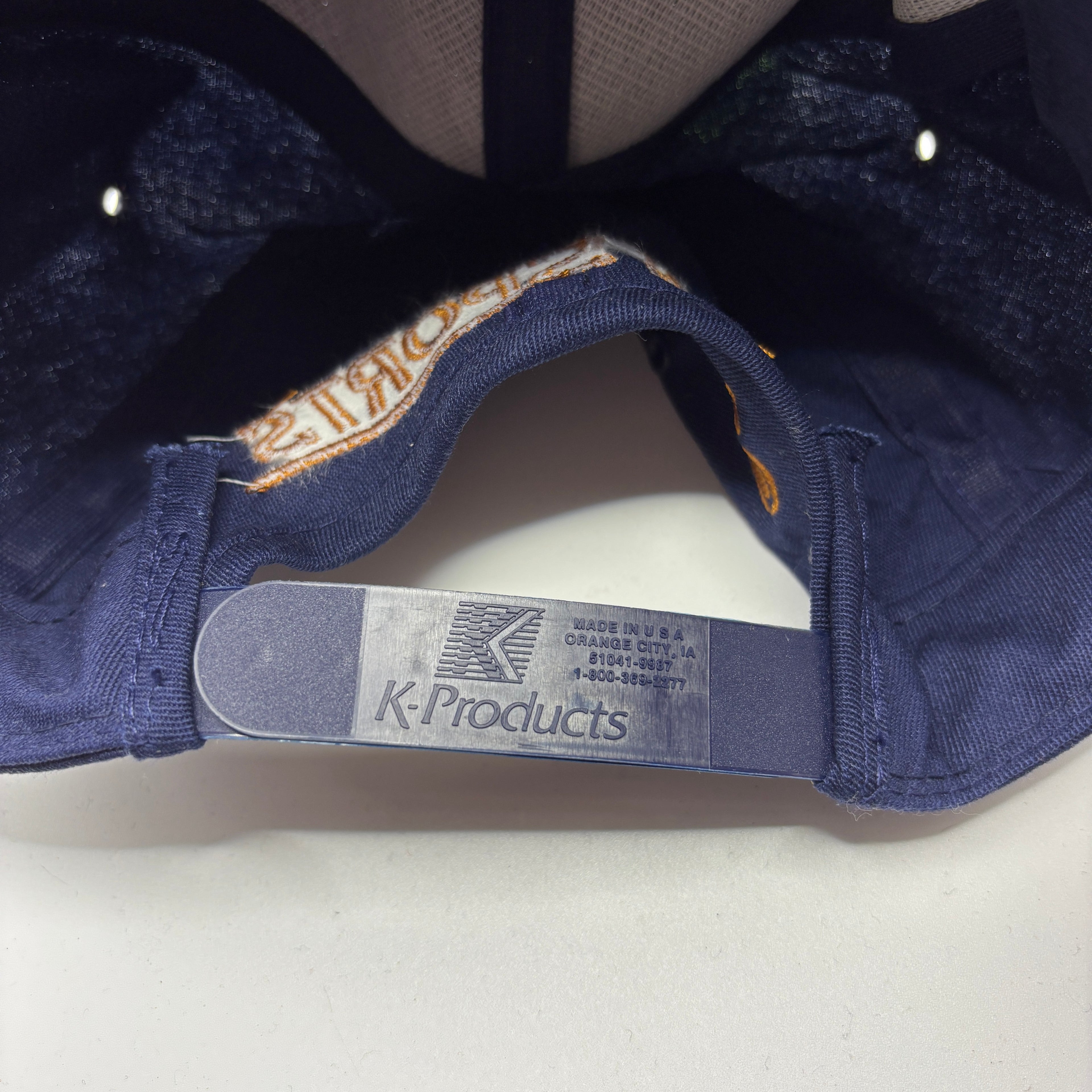 Vintage Seattle Road To The Final Four NCAA Basketball Navy Tan CBS Sports K Products Snapback Hat