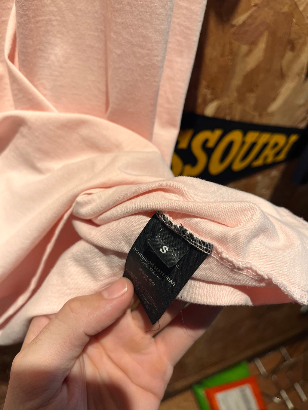 Vetements Dolphins Heart Logo T-Shirt Baby Pink: XXL