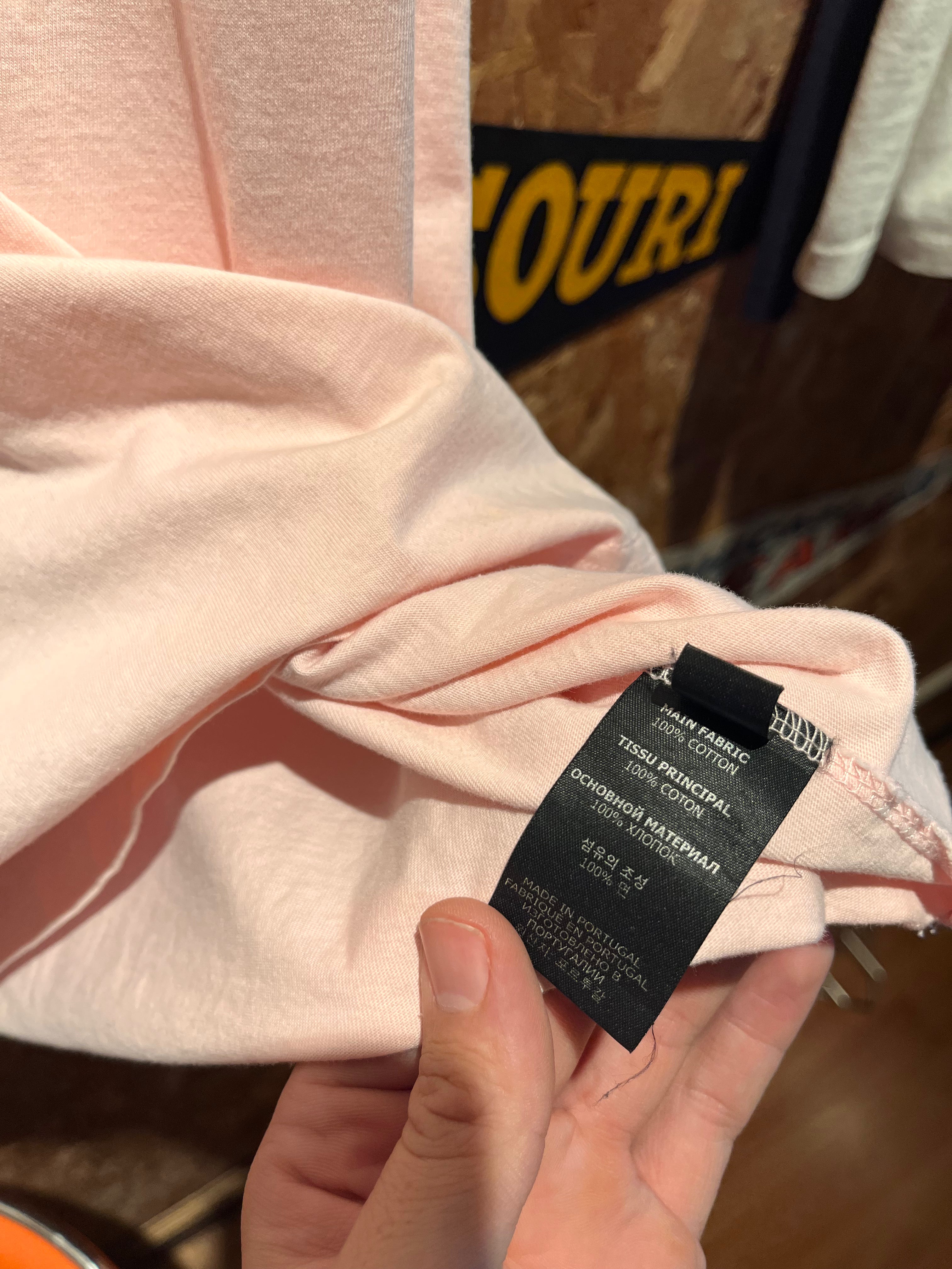 Vetements Dolphins Heart Logo T-Shirt Baby Pink: XXL