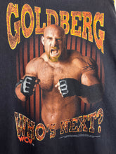 Load image into Gallery viewer, Vintage Goldberg 1998 WCW Who&#39;s Next? Wrestling Black T-Shirt: XL
