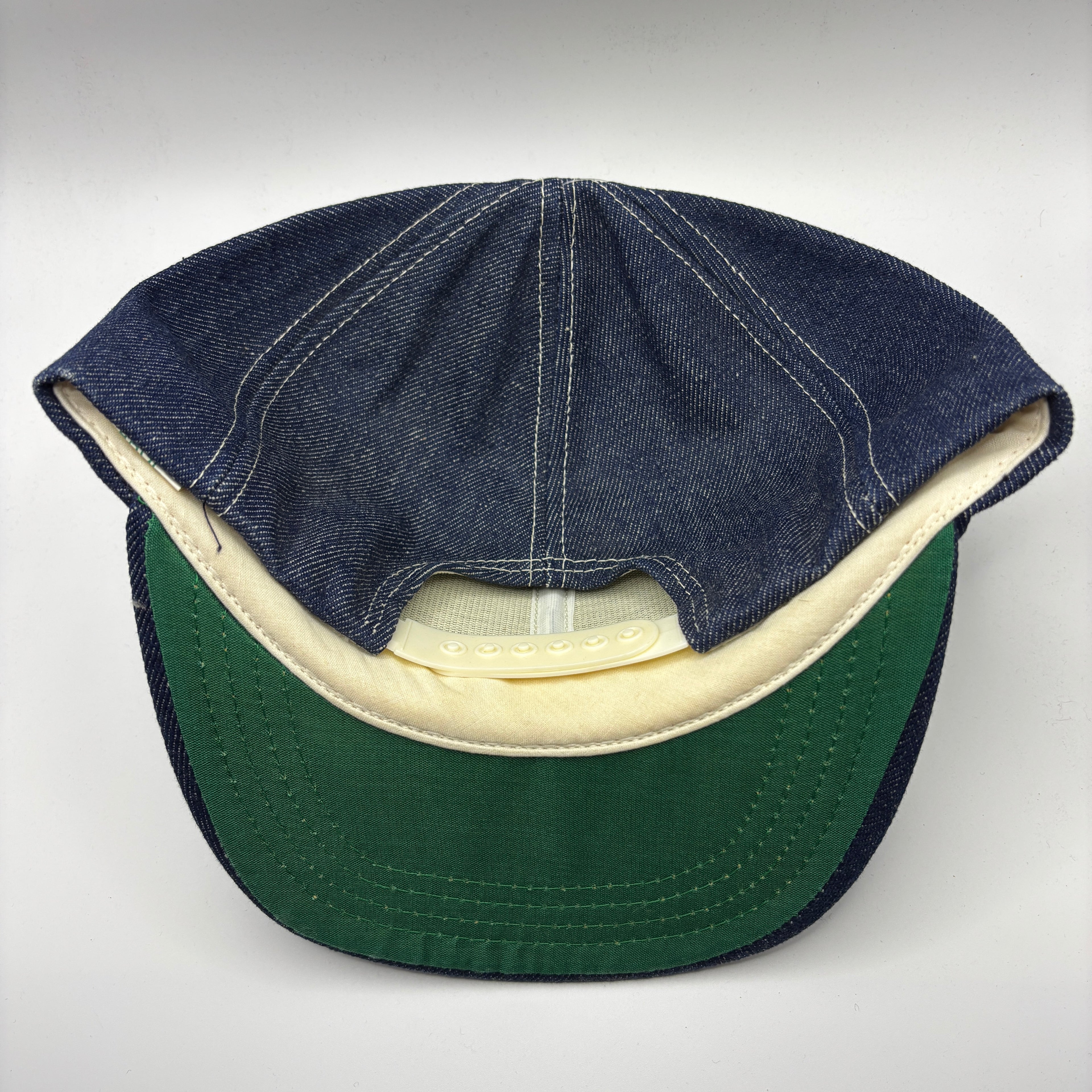 Vintage Jeff Davis Tires Ripley, TN Patch Denim Snapback Hat