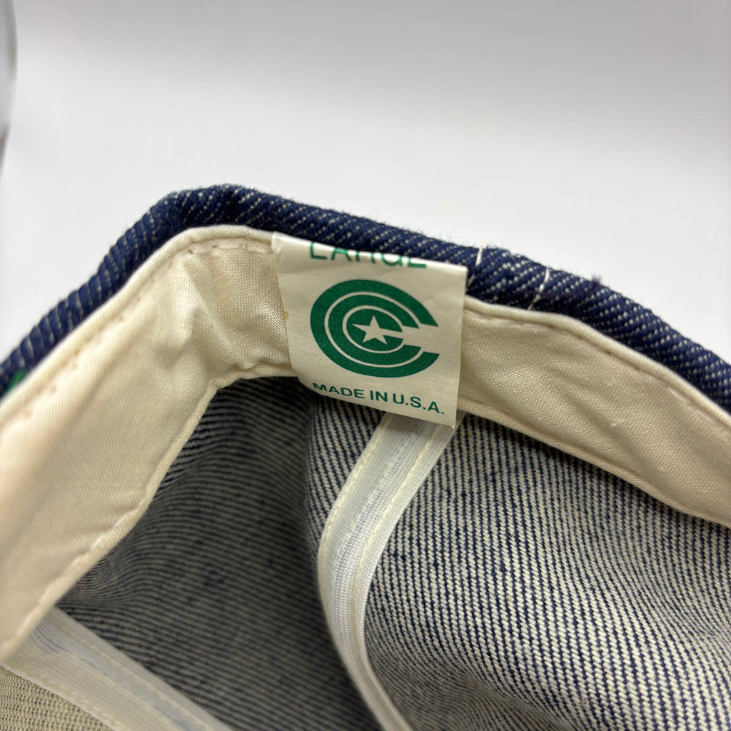 Vintage Jeff Davis Tires Ripley, TN Patch Denim Snapback Hat