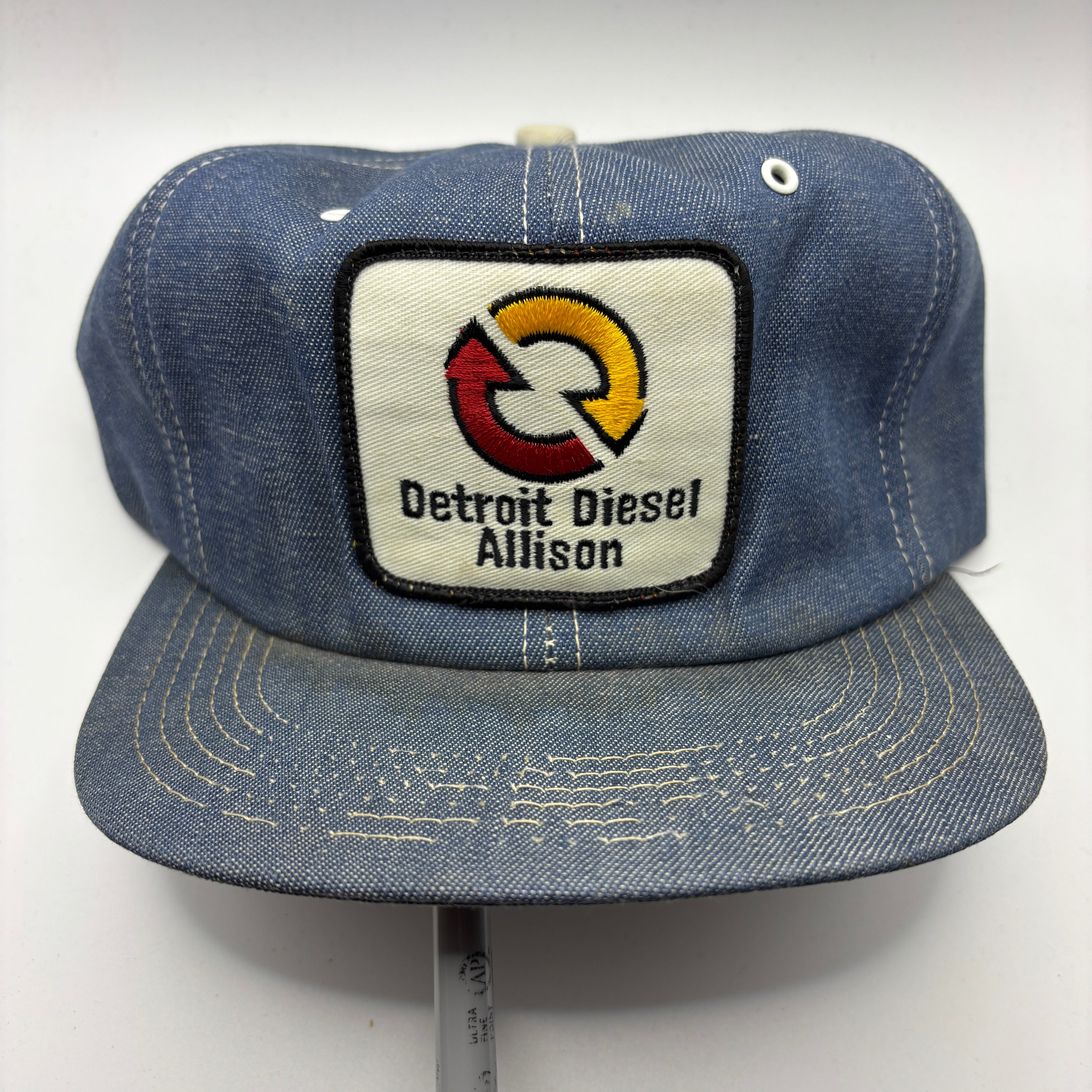 Vintage Detroit Diesel Allison Patch Denim K Brand Snapback Hat