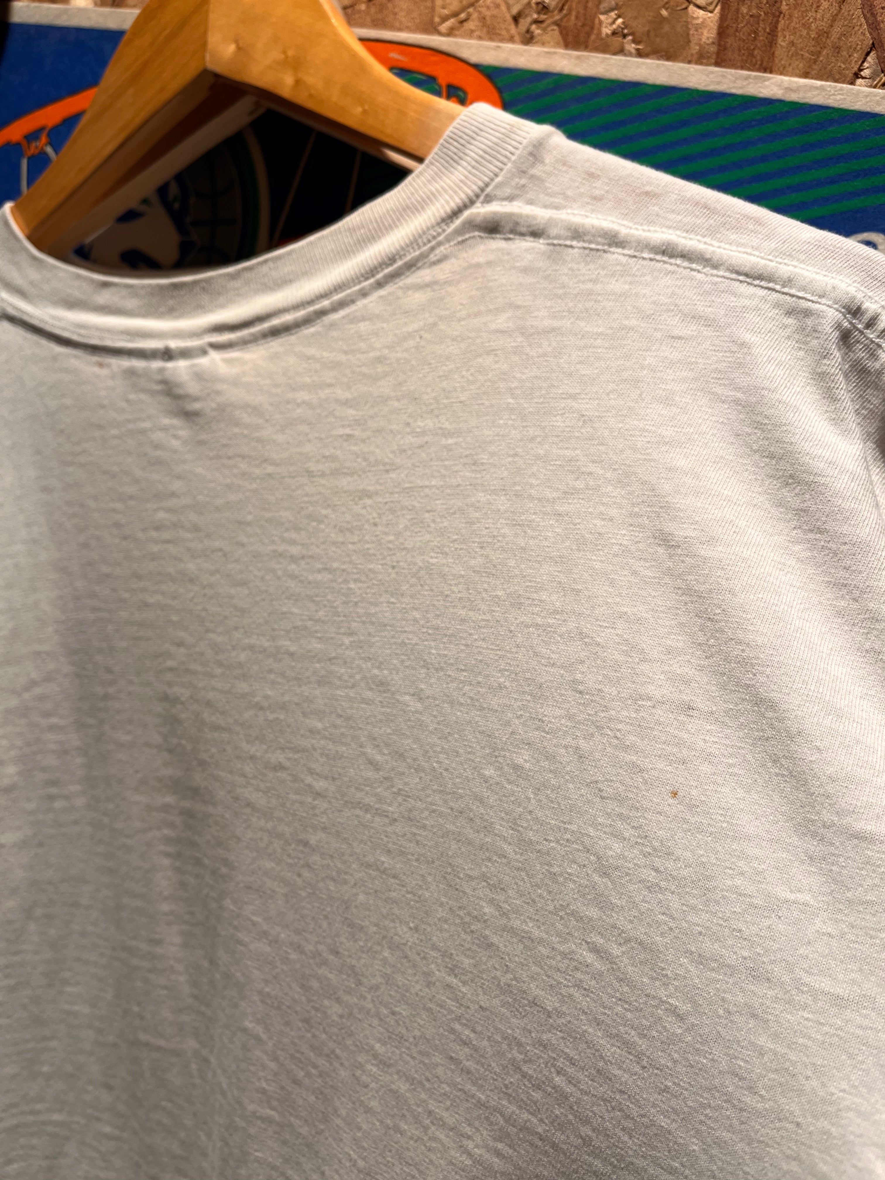 Vintage Sweden World Cup USA 94 Soccer 1994 White Distressed T-Shirt: Large