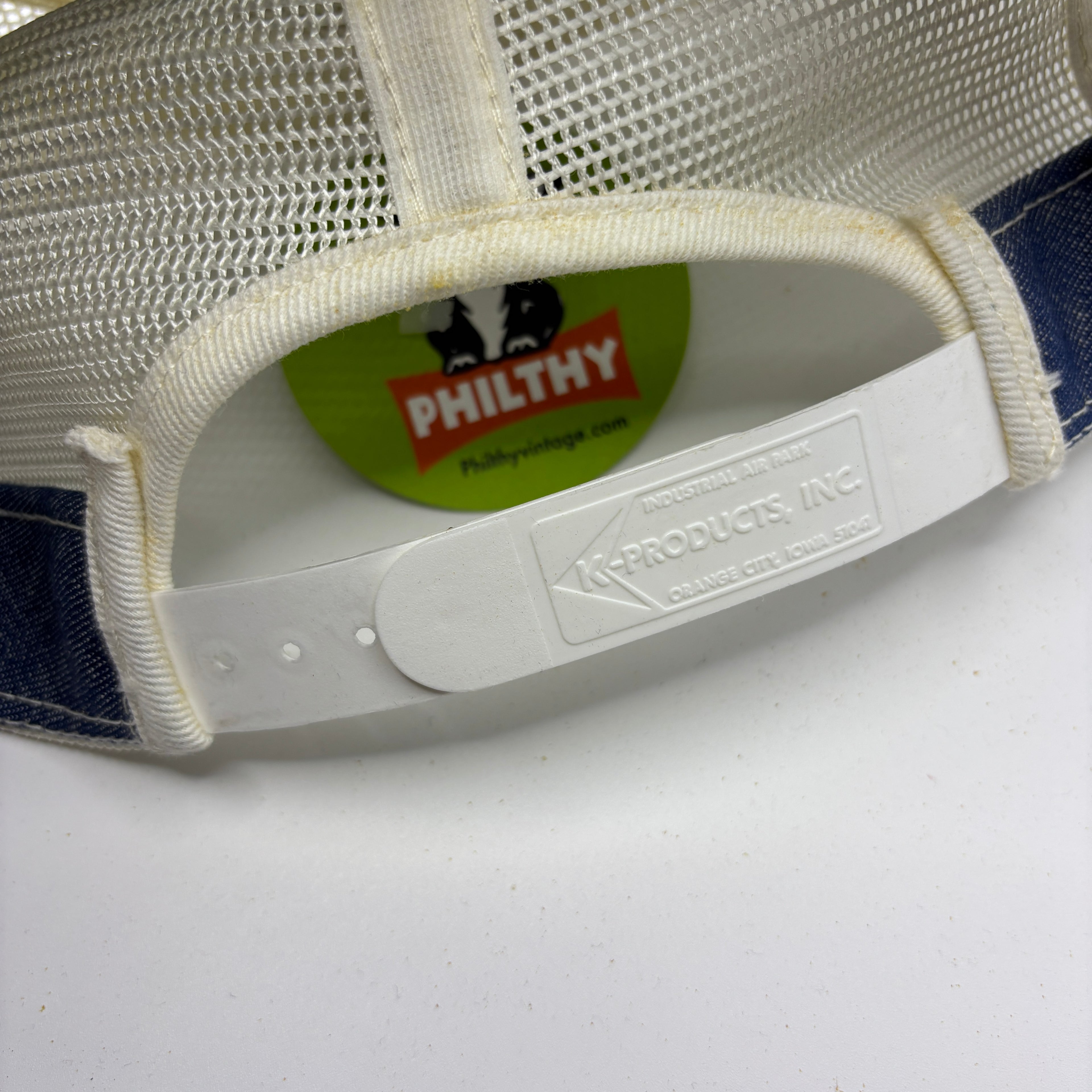 Vintage Farmers Bank Madisonville Kentucky Denim K Brand Patch Hat