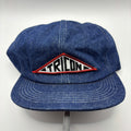 Vintage Tricon Patch Denim Snapback Hat