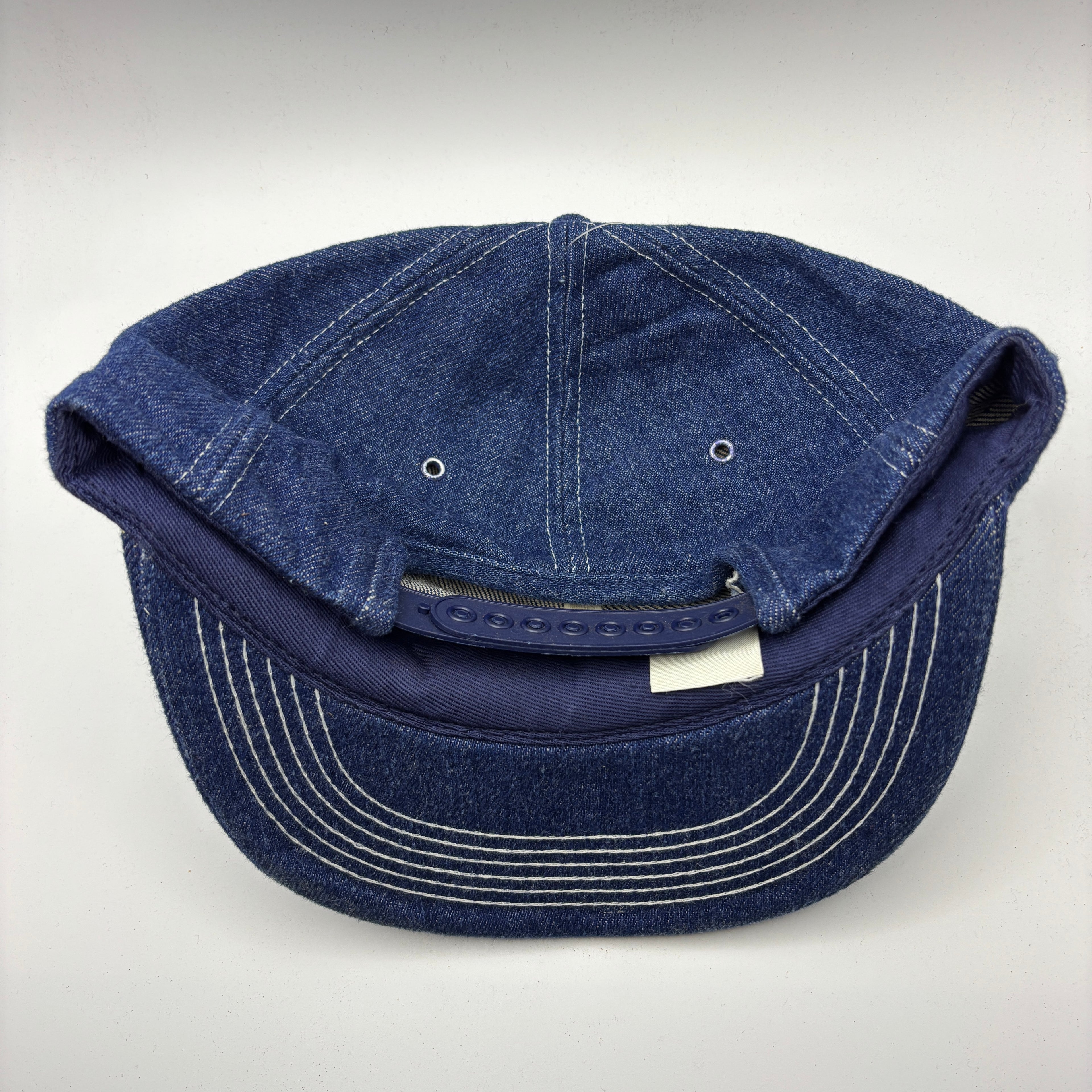 Vintage Tricon Patch Denim Snapback Hat