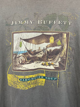 Load image into Gallery viewer, Vintage Jimmy Buffett Barometer Soup 1995 Concert Tour Parrot Tultex T-Shirt: XL
